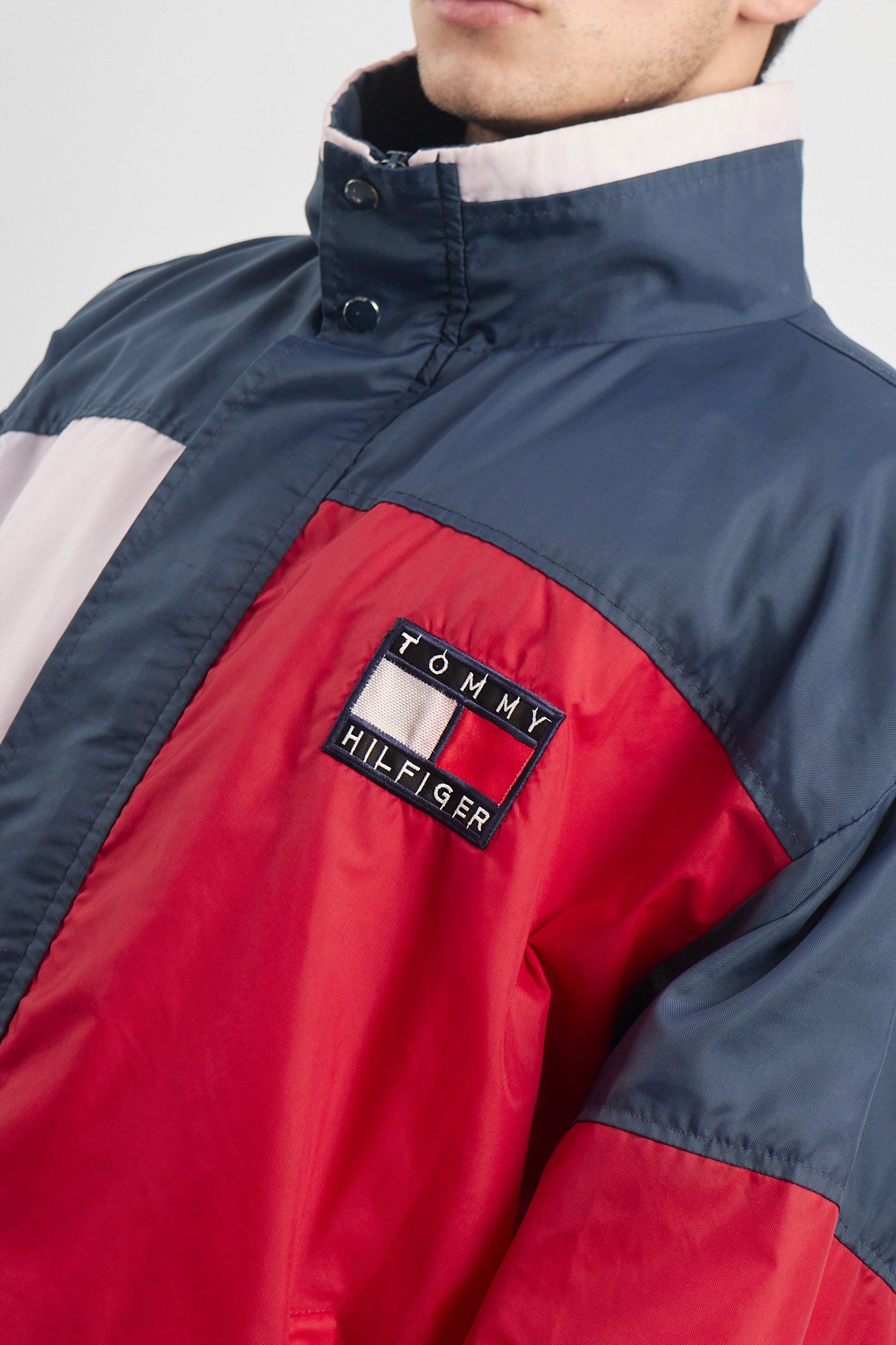 1990 Tommy Hilfiger Sailing Gear Big Flag Jacket (L/XL)