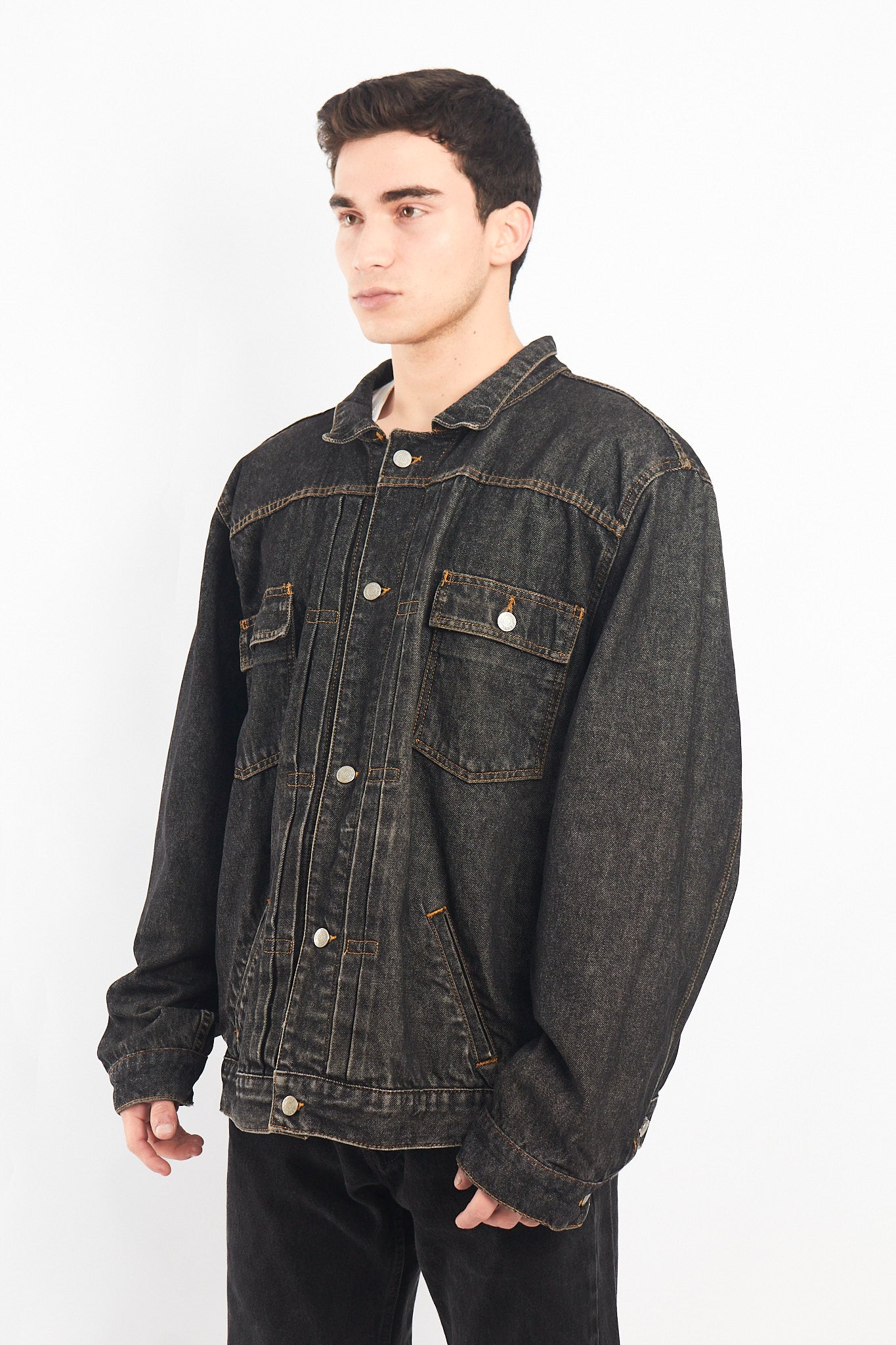 2000 Polo Jeans Co. Black Denim Jacket (L/XL)