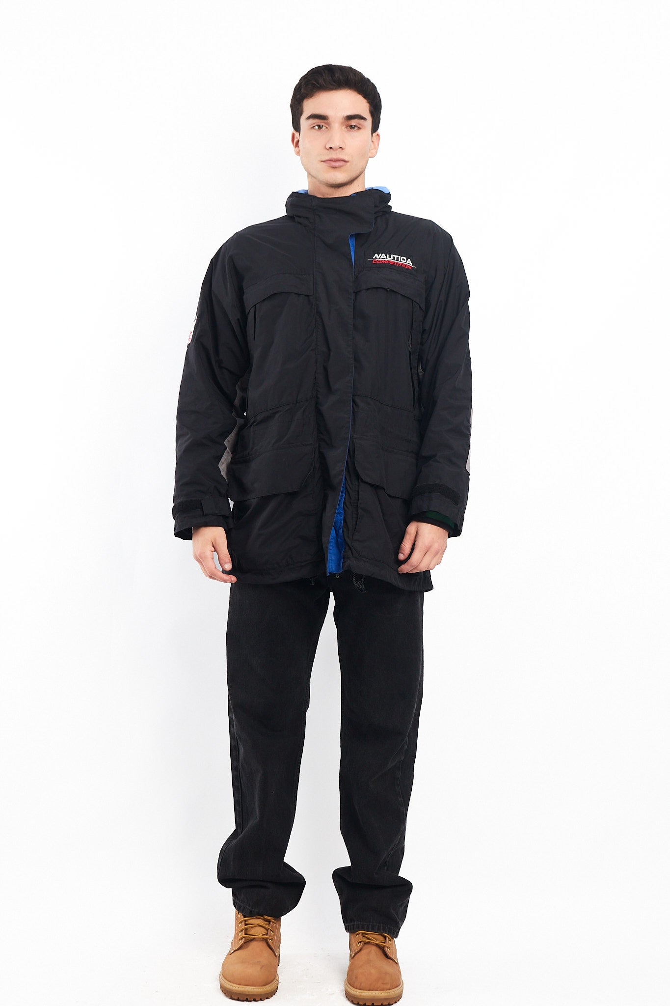 1990 Nautica Competition Impermeable Cargo Parka (L/XL)