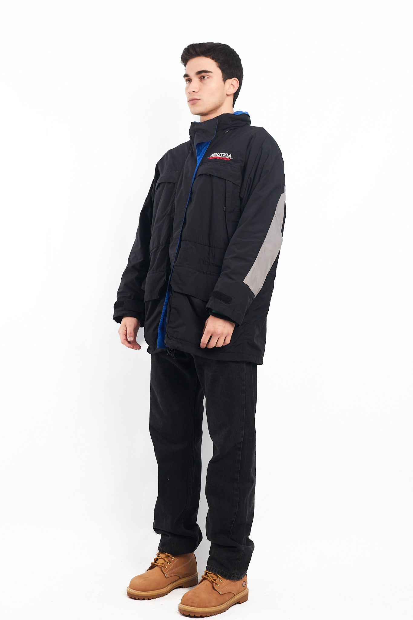 1990 Nautica Competition Impermeable Cargo Parka (L/XL)