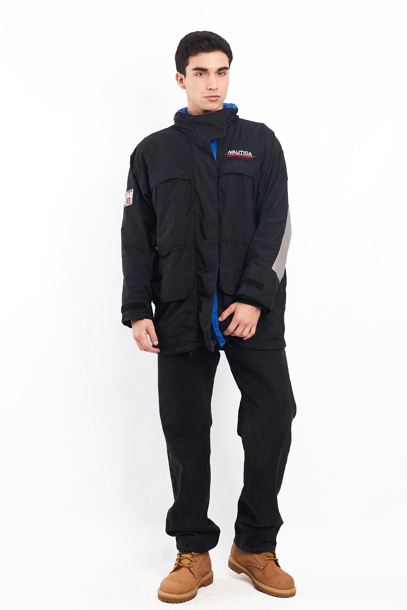 1990 Nautica Competition Impermeable Cargo Parka (L/XL)