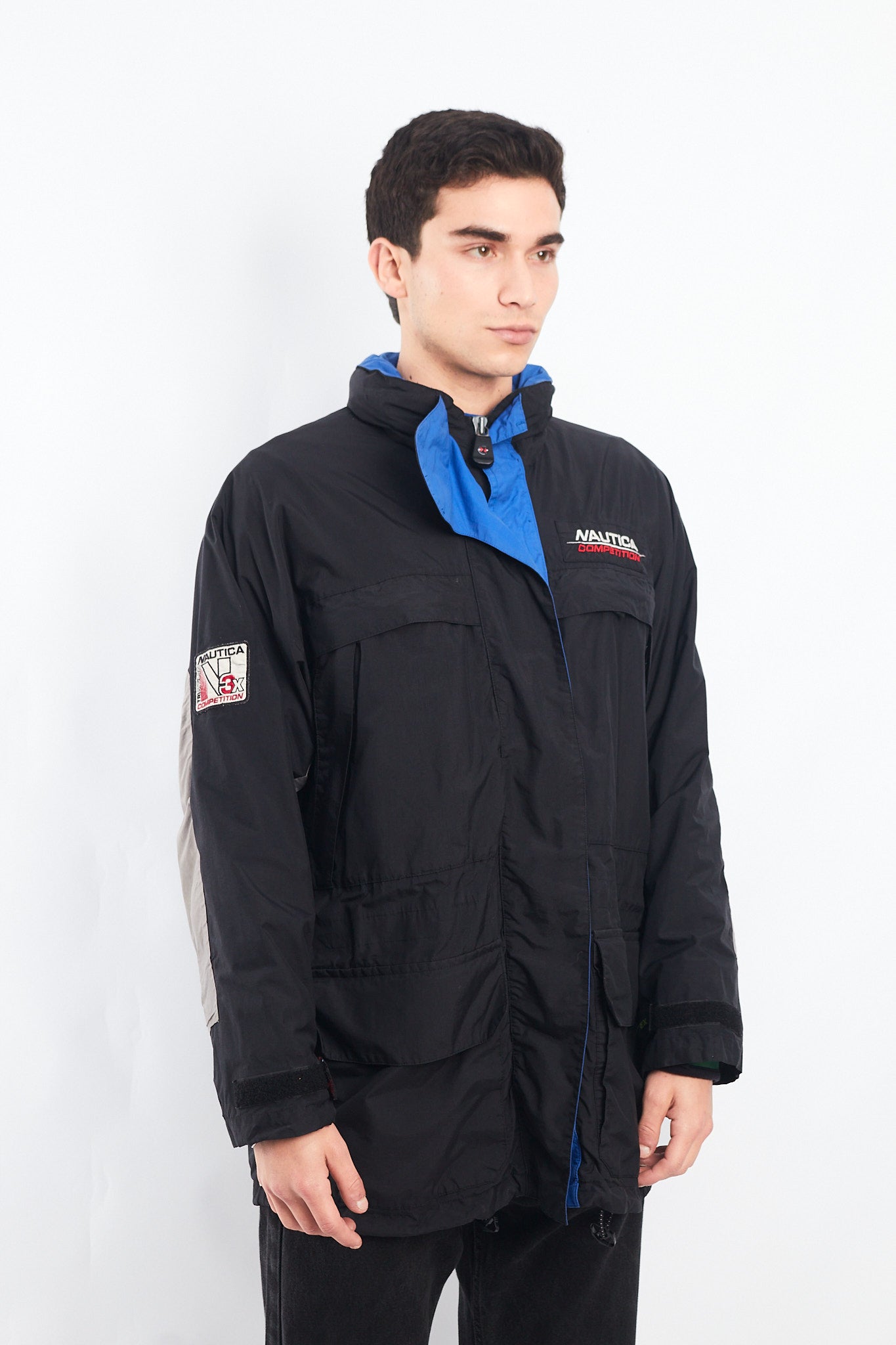 1990 Nautica Competition Impermeable Cargo Parka (L/XL)