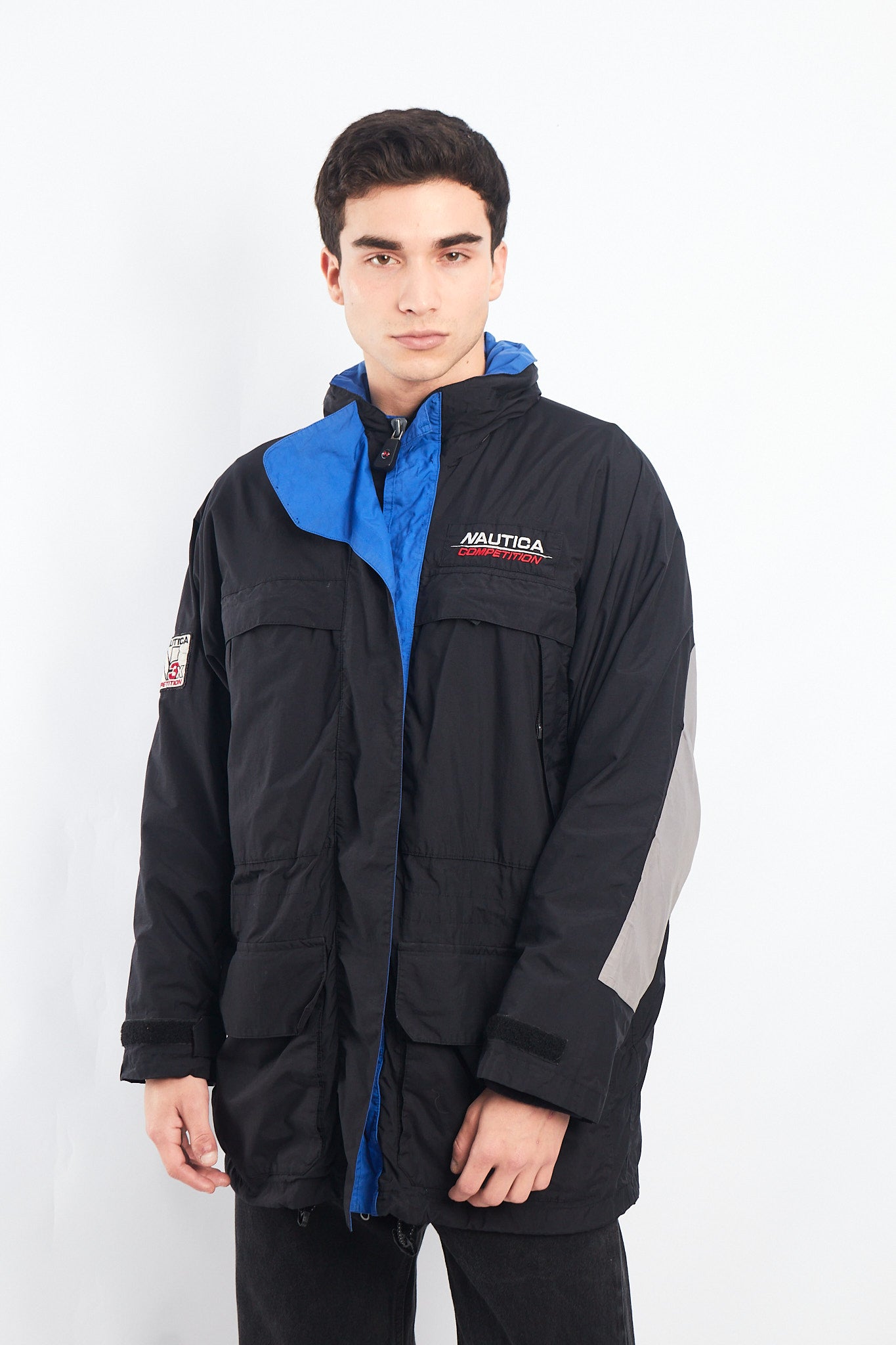1990 Nautica Competition Impermeable Cargo Parka (L/XL)