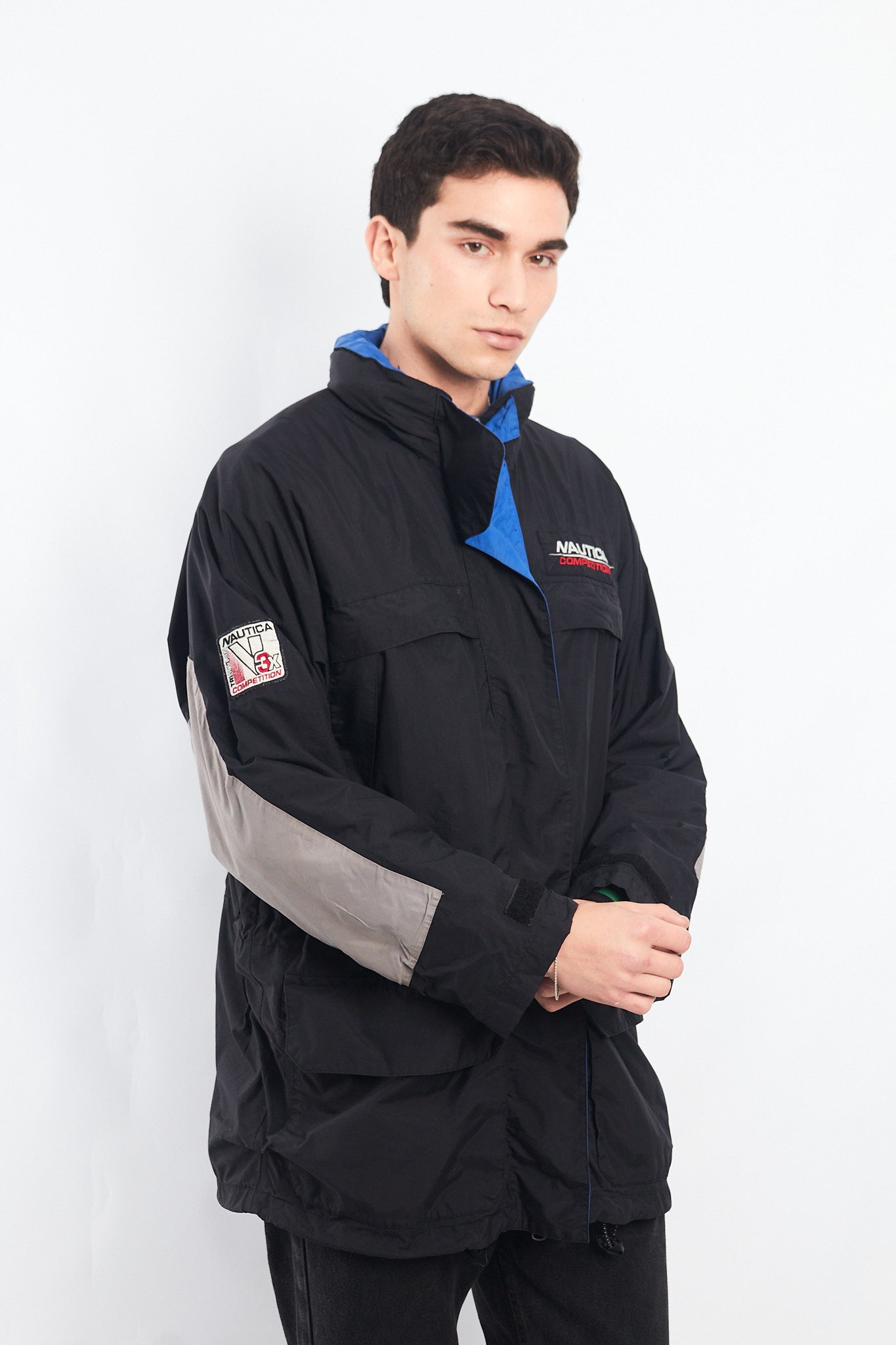 1990 Nautica Competition Impermeable Cargo Parka (L/XL)