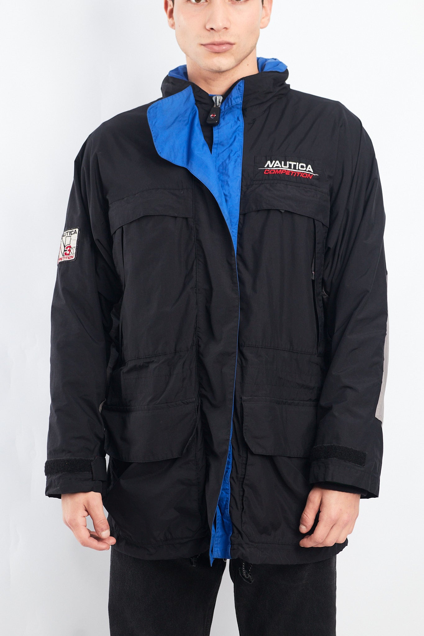 1990 Nautica Competition Impermeable Cargo Parka (L/XL)