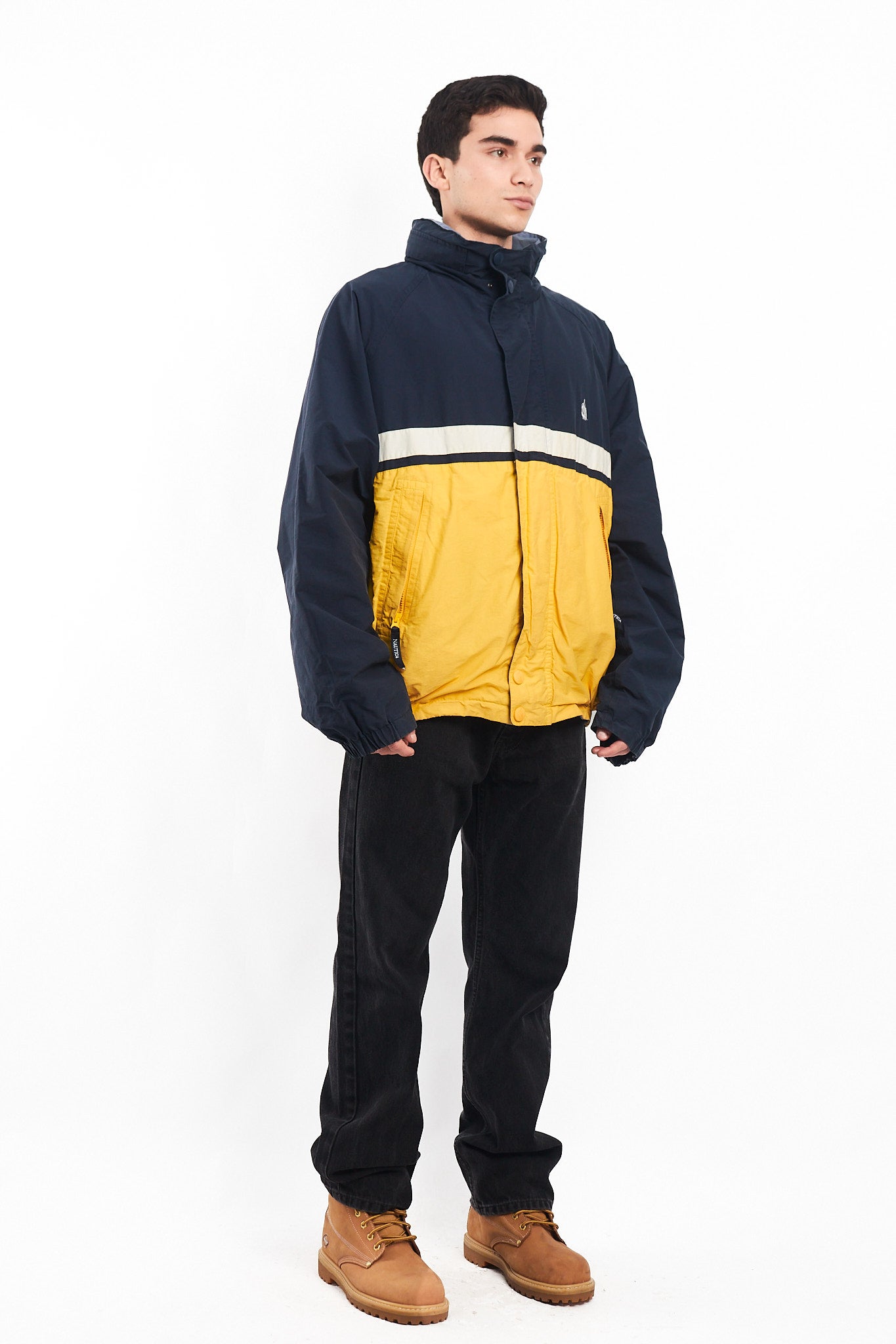 1990 Nautica Reversible Colorblock Jacket (XL)