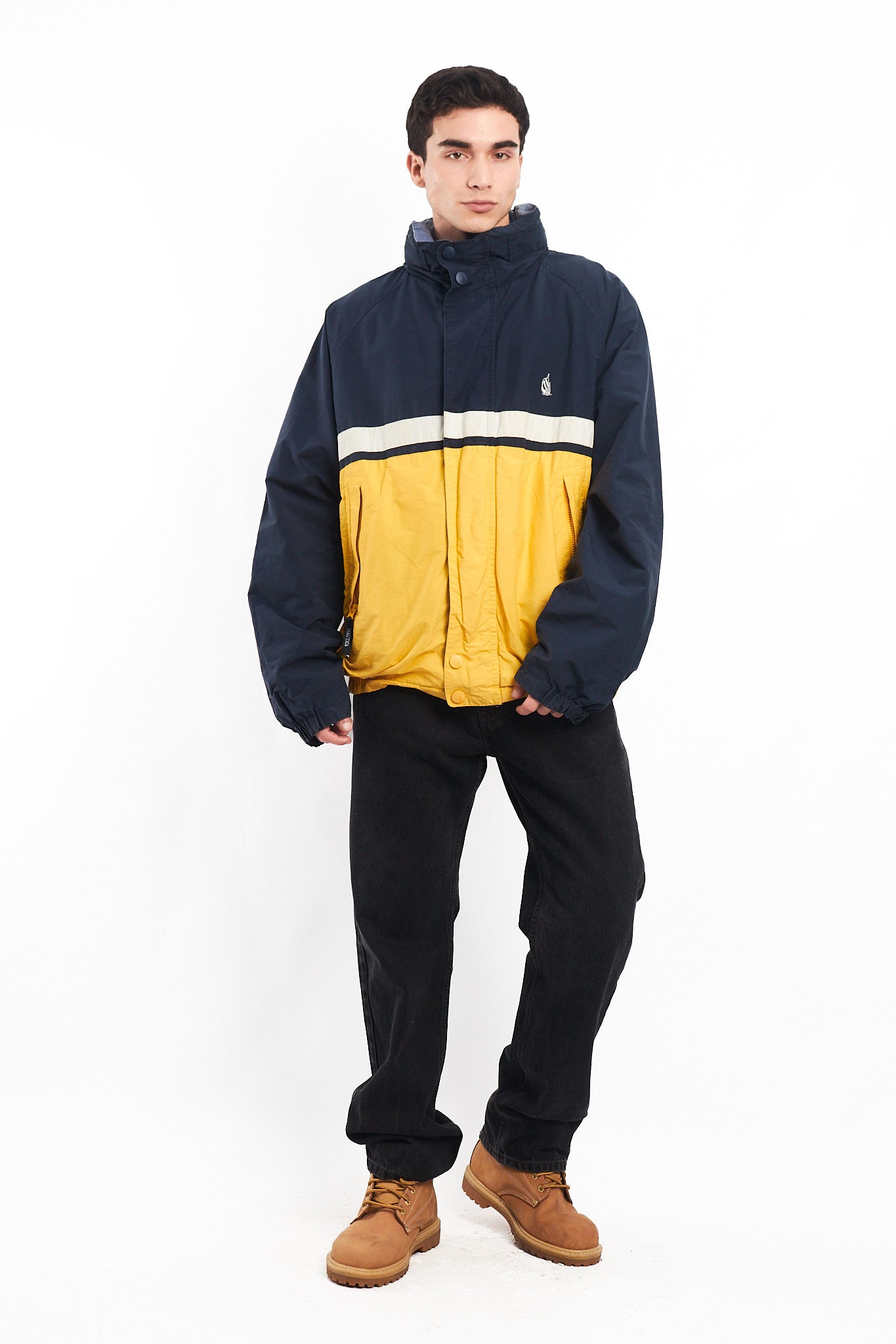 1990 Nautica Reversible Colorblock Jacket (XL)