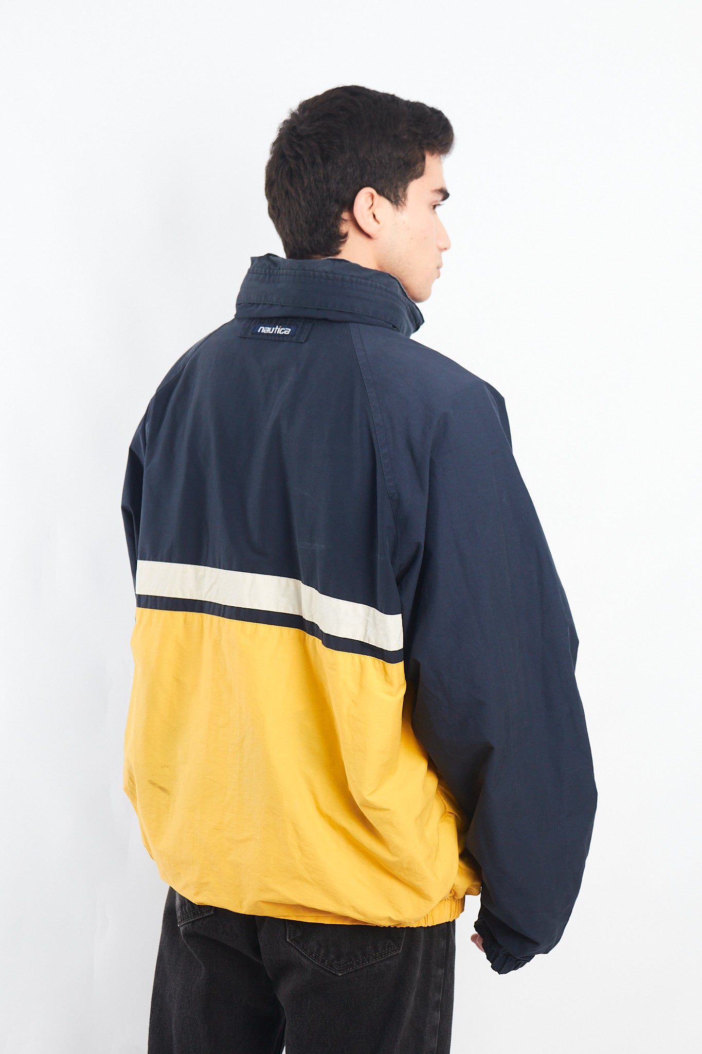 1990 Nautica Reversible Colorblock Jacket (XL)