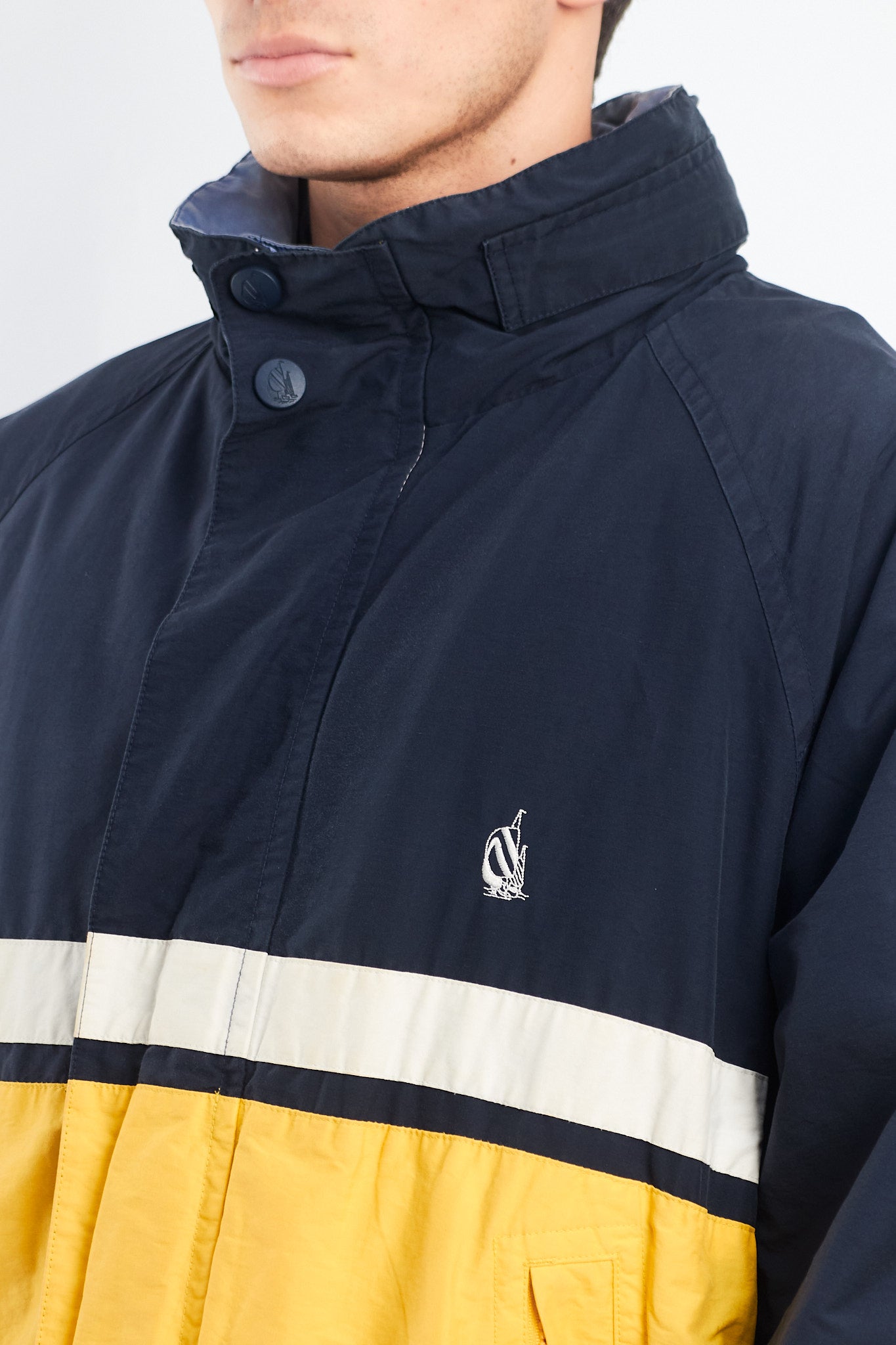 1990 Nautica Reversible Colorblock Jacket (XL)