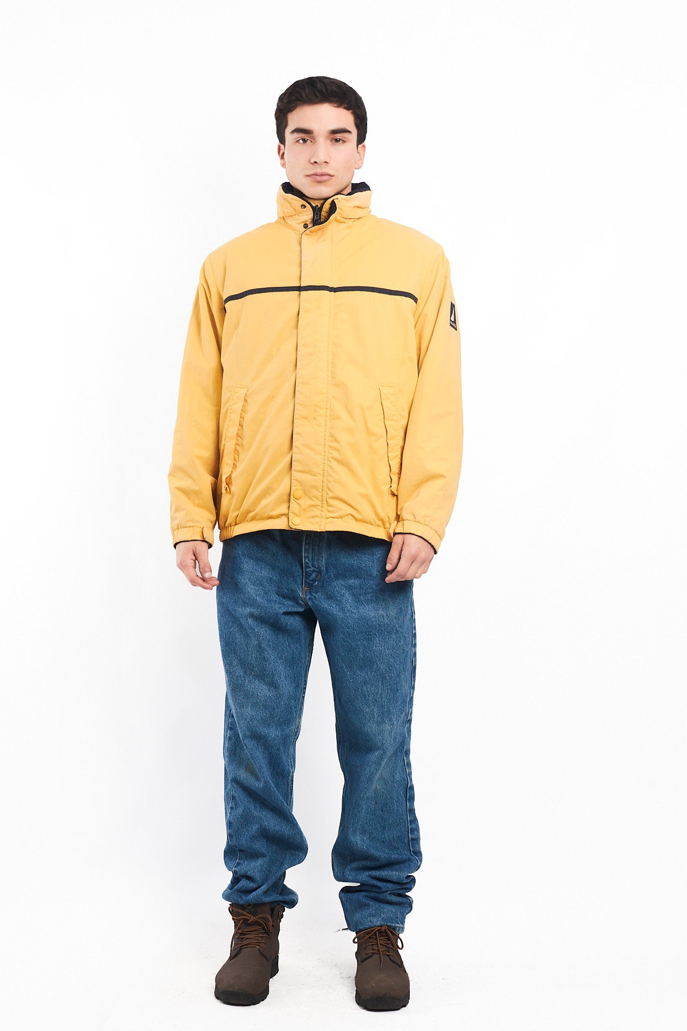 2000 Nautica Reversible Color block/ Polar Jacket (M/L)