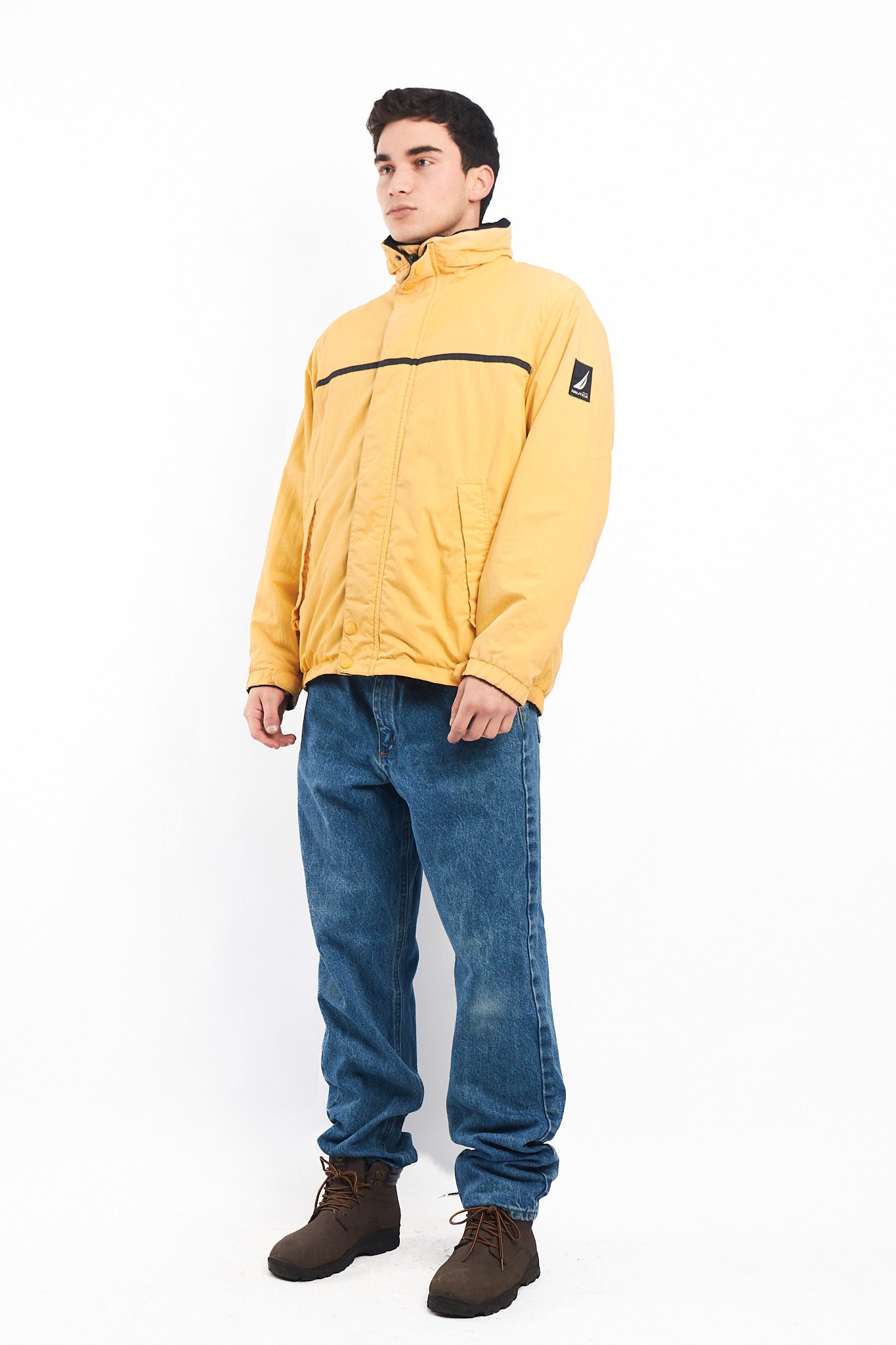 2000 Nautica Reversible Color block/ Polar Jacket (M/L)