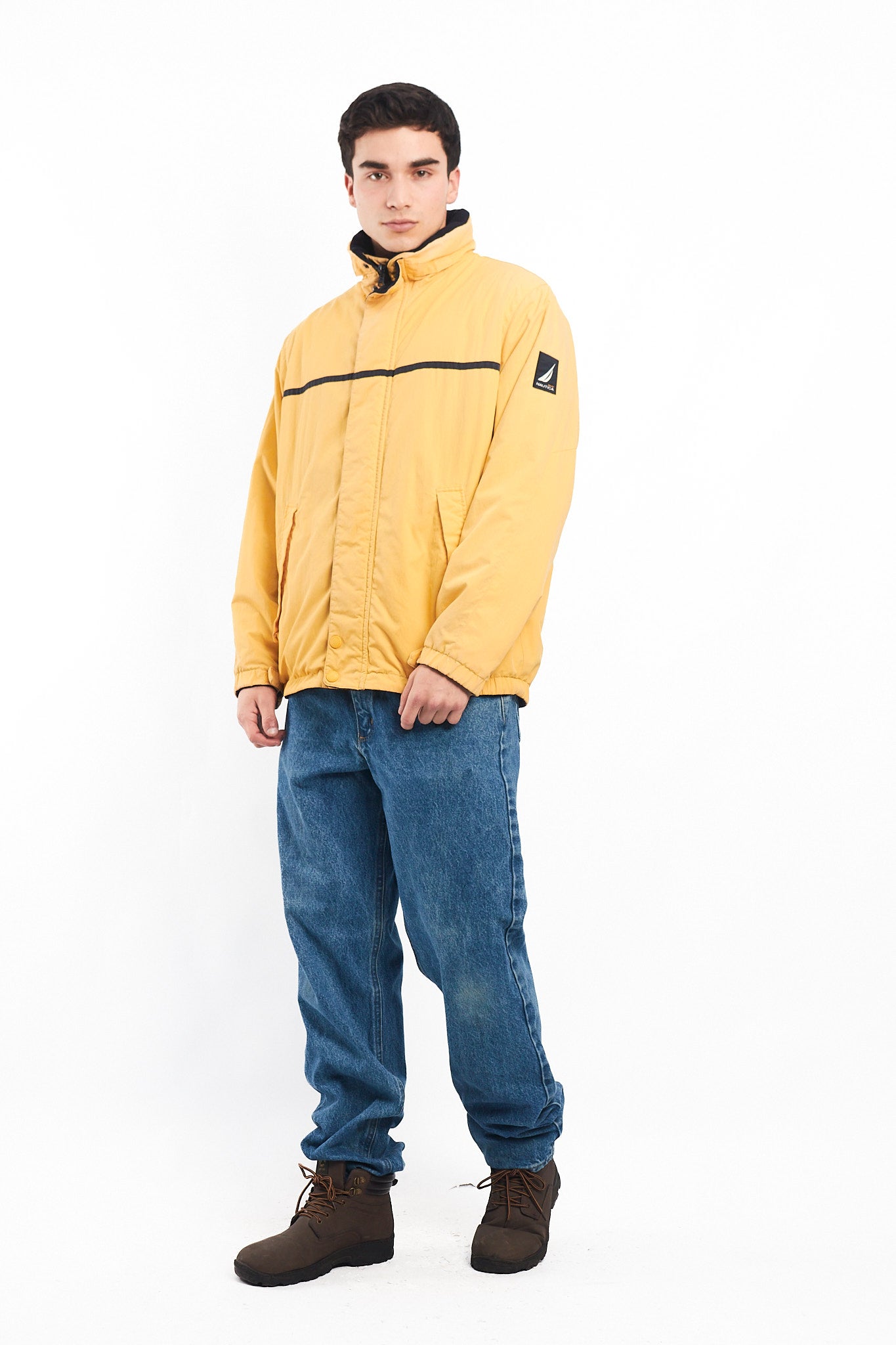 2000 Nautica Reversible Color block/ Polar Jacket (M/L)
