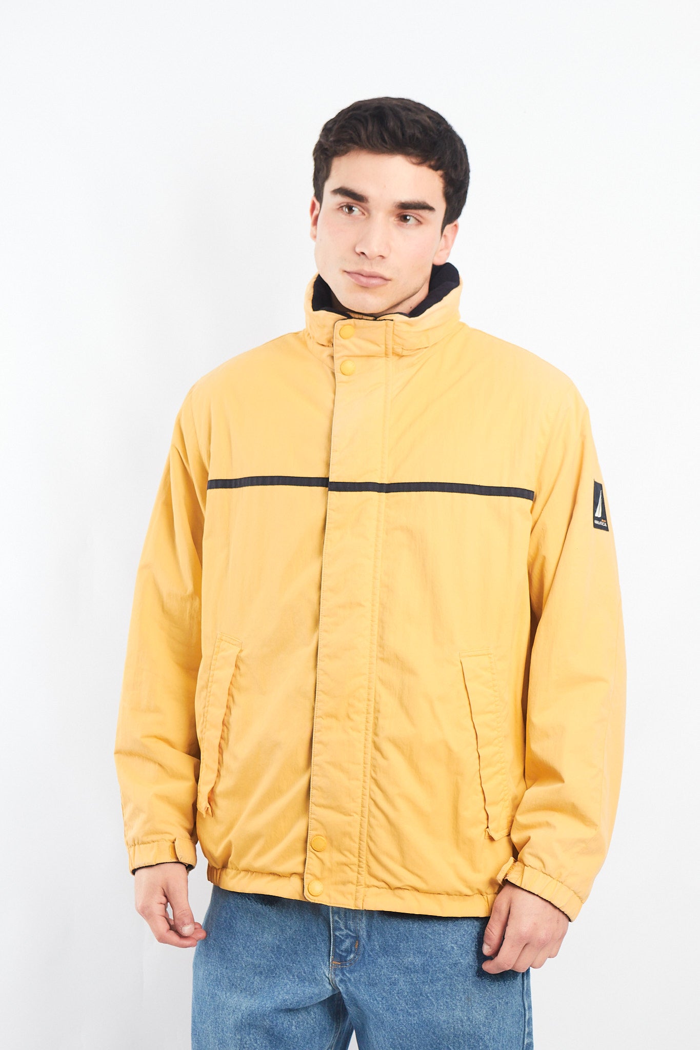 2000 Nautica Reversible Color block/ Polar Jacket (M/L)