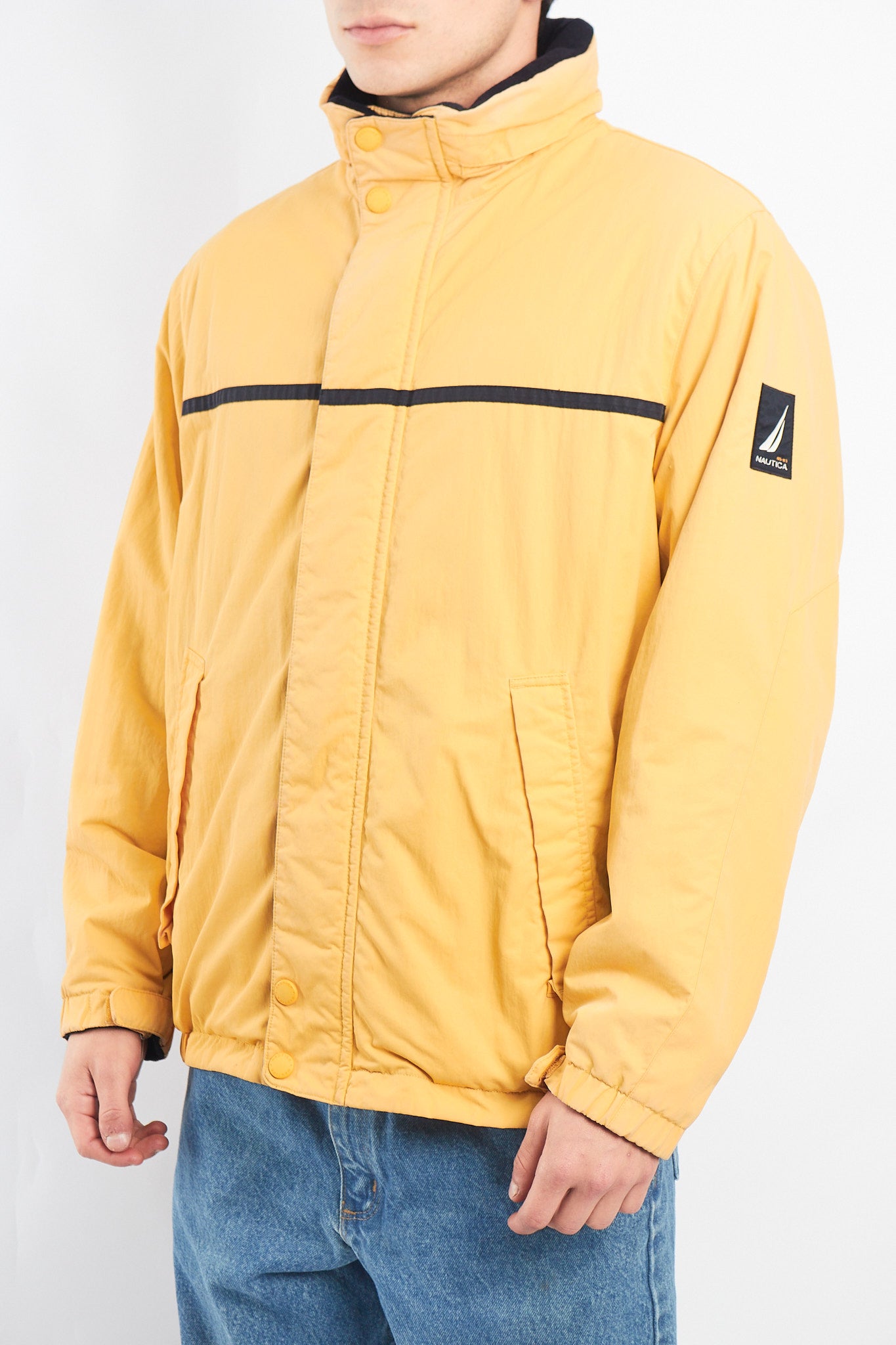 2000 Nautica Reversible Color block/ Polar Jacket (M/L)