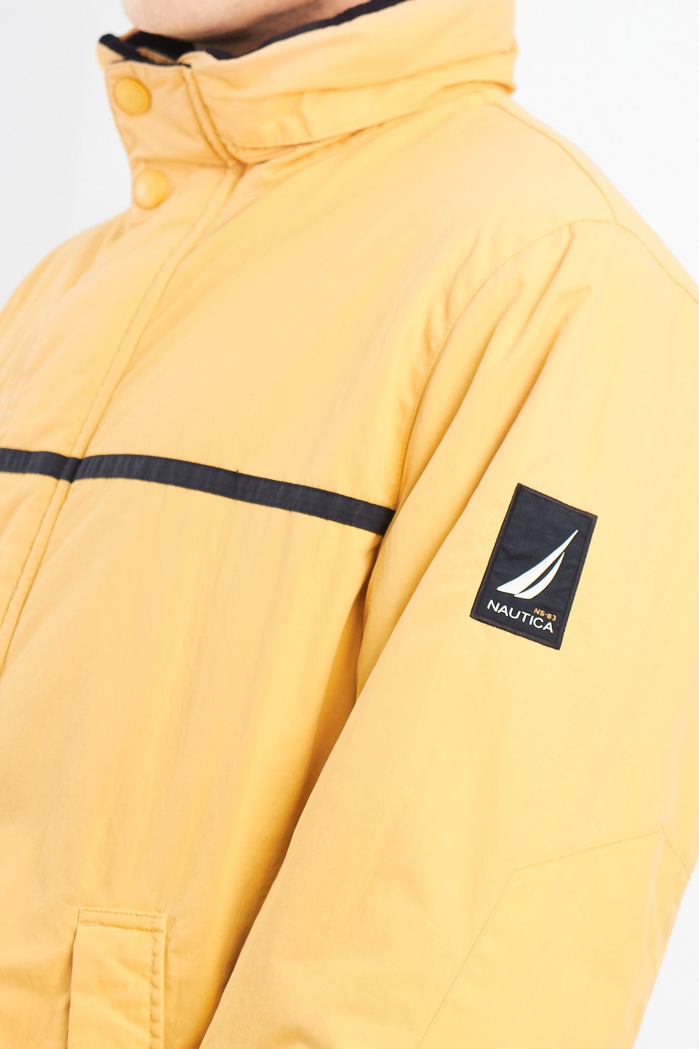 2000 Nautica Reversible Color block/ Polar Jacket (M/L)