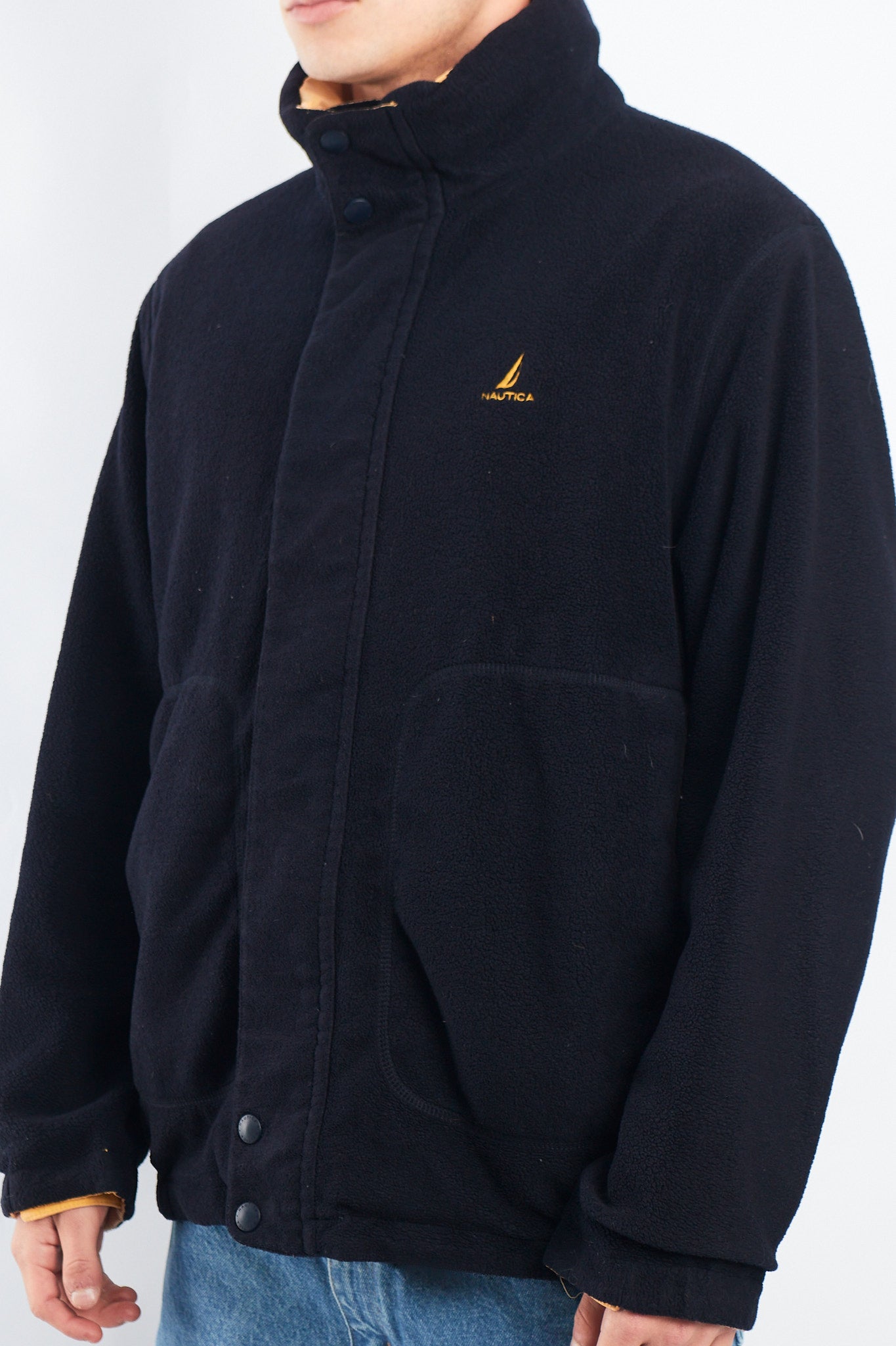 2000 Nautica Reversible Color block/ Polar Jacket (M/L)