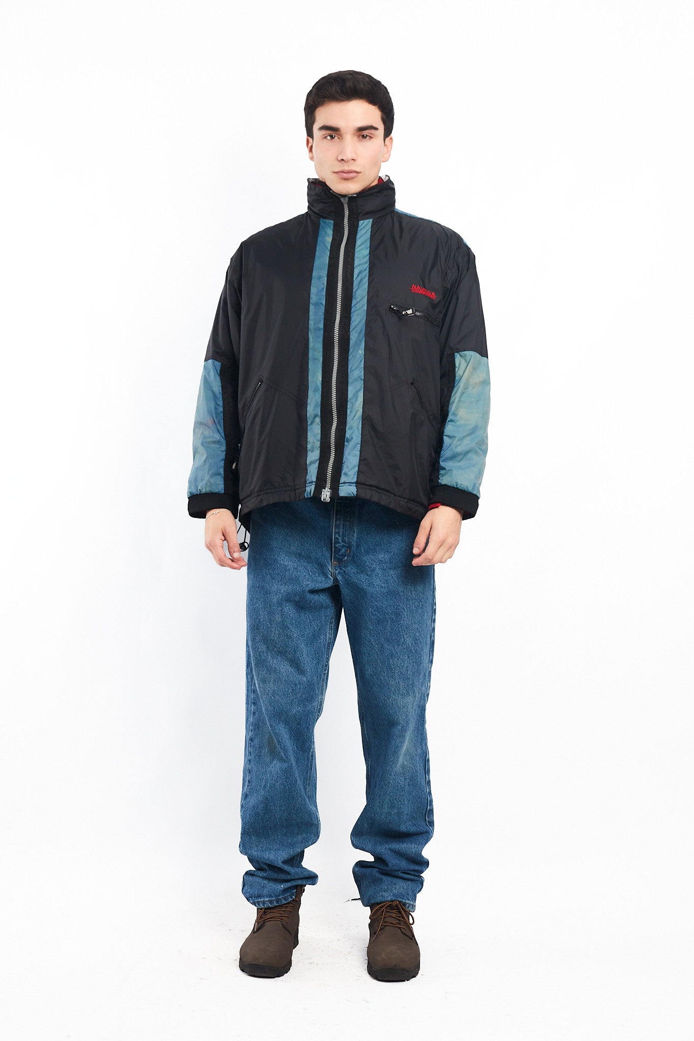 1990 Vintage Reversible Nautica Competition Big Logo Jacket (M)