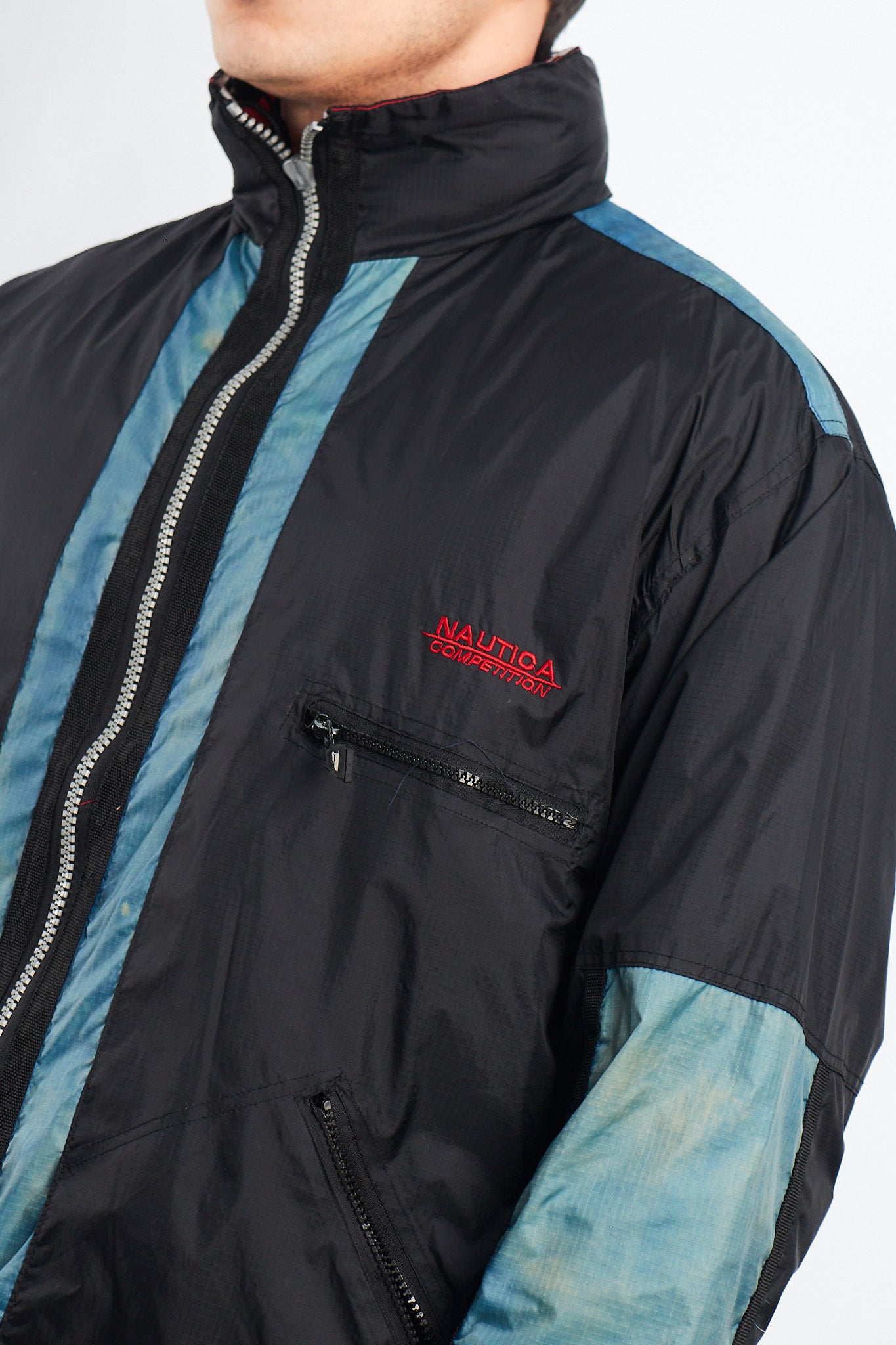 1990 Vintage Reversible Nautica Competition Big Logo Jacket (M)