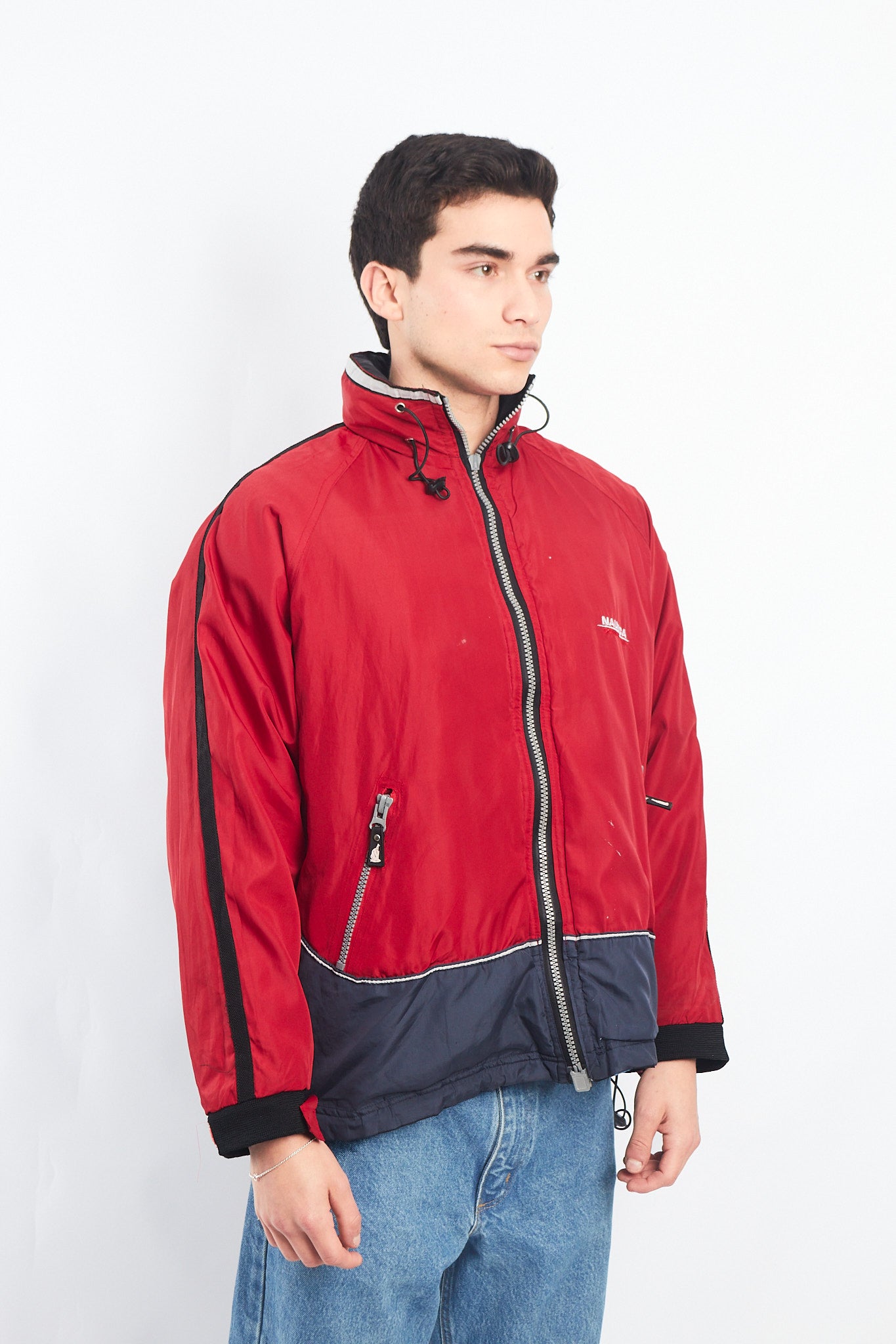 1990 Vintage Reversible Nautica Competition Big Logo Jacket (M)