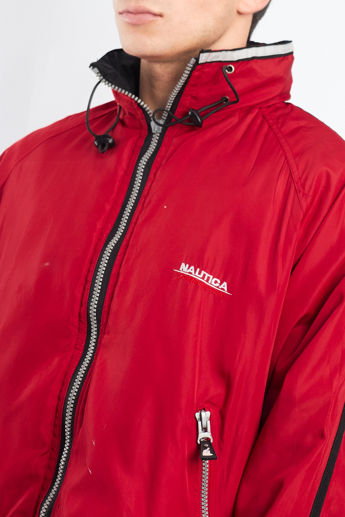 1990 Vintage Reversible Nautica Competition Big Logo Jacket (M)