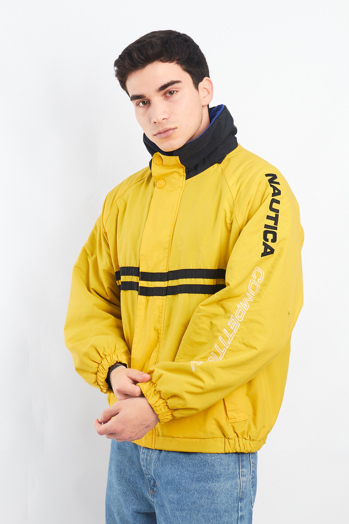 2000 Nautica Competition Spell Out Impermeable Jacket (M/L)