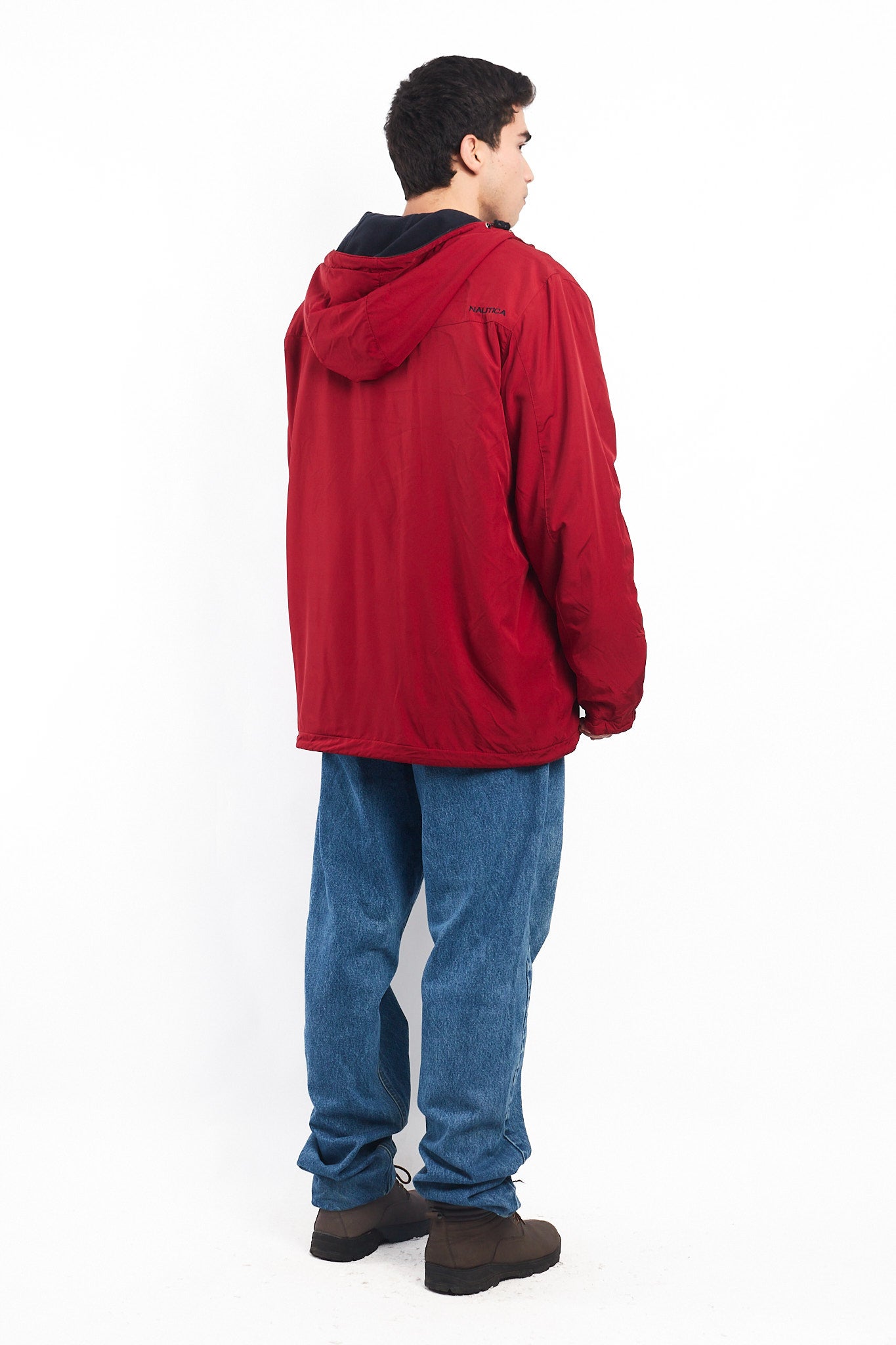 2000 Nautica Reversible Windbreaker / Polar Jacket( XL/XXL)