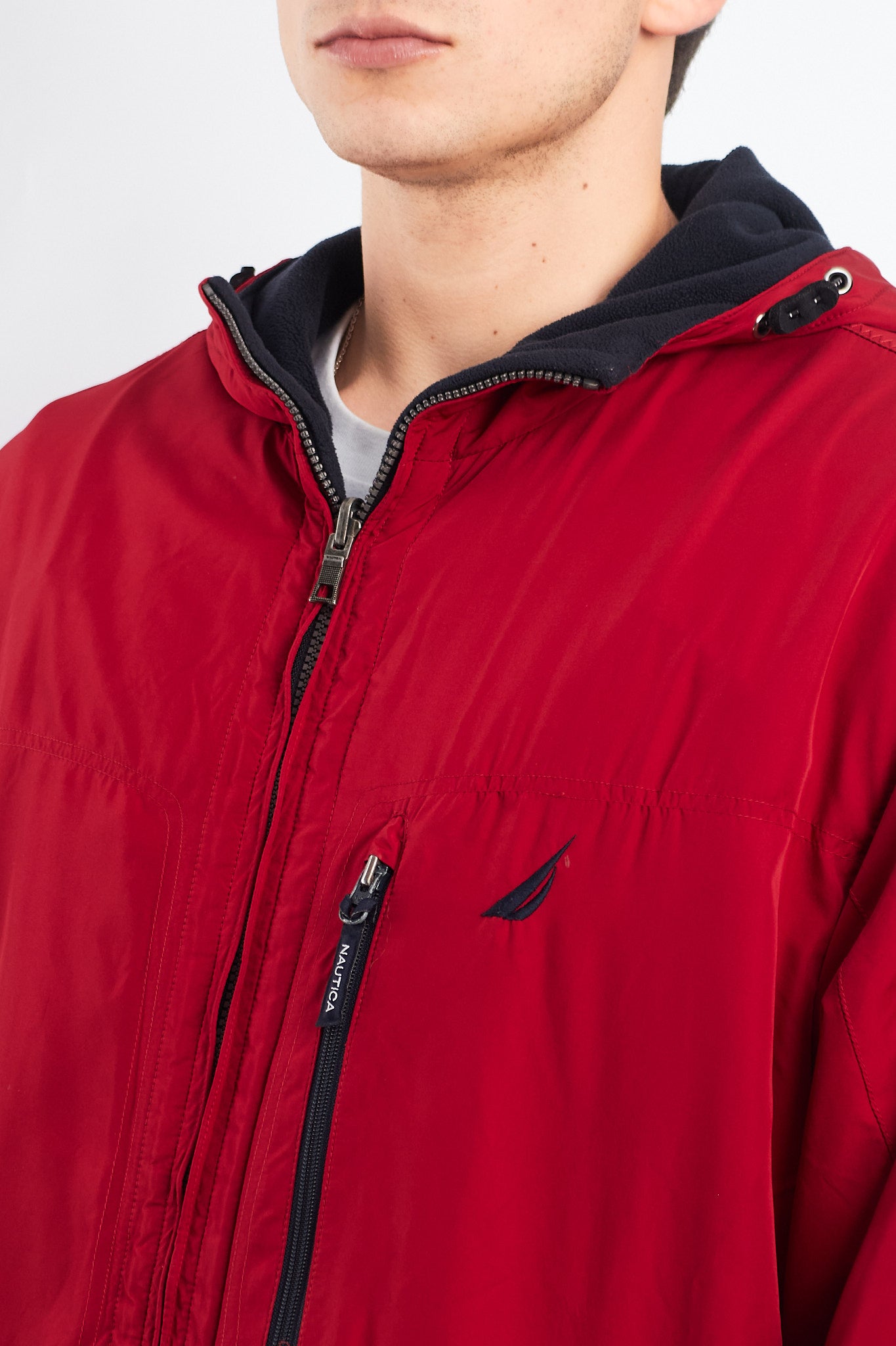 2000 Nautica Reversible Windbreaker / Polar Jacket( XL/XXL)