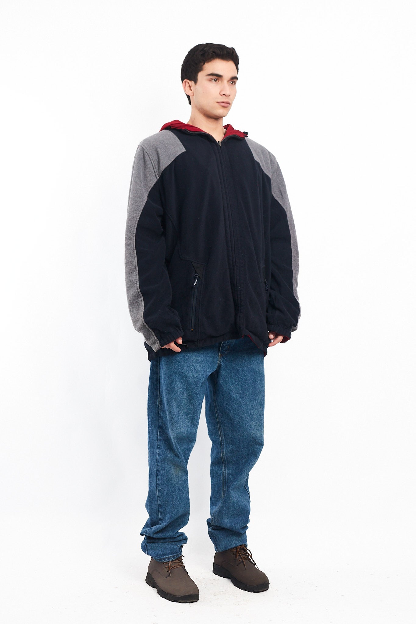 2000 Nautica Reversible Windbreaker / Polar Jacket( XL/XXL)