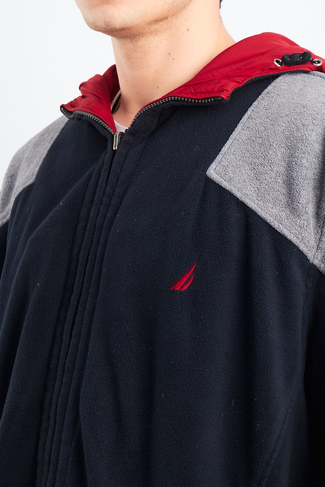 2000 Nautica Reversible Windbreaker / Polar Jacket( XL/XXL)