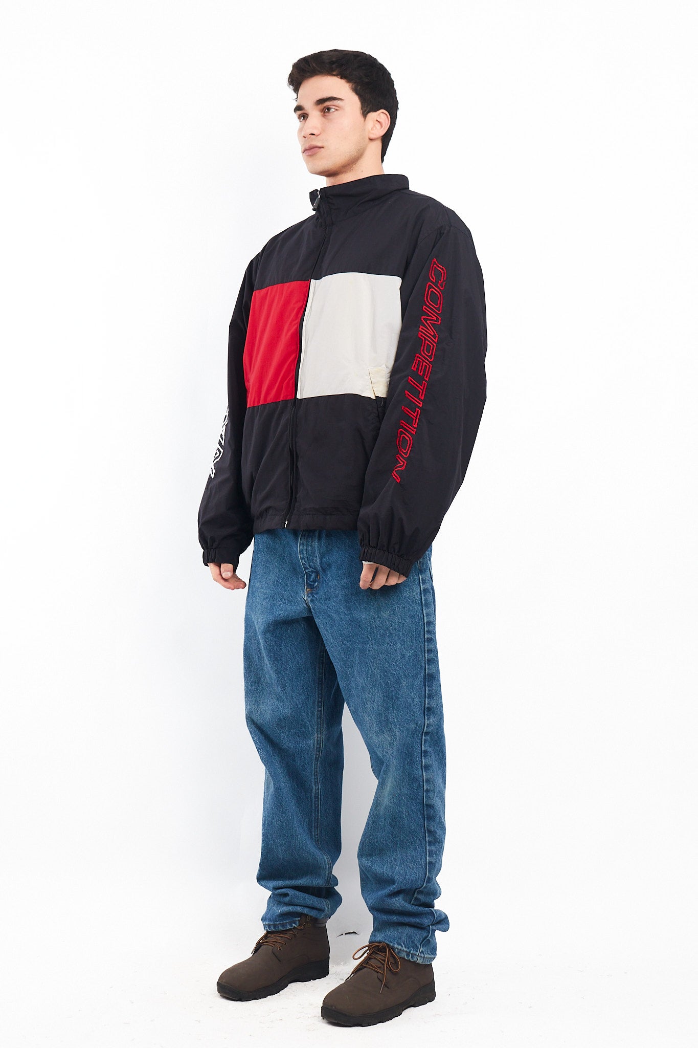 2000 Nautica Competition Big Logo Spell Out Impermeable Jacket (M/L)