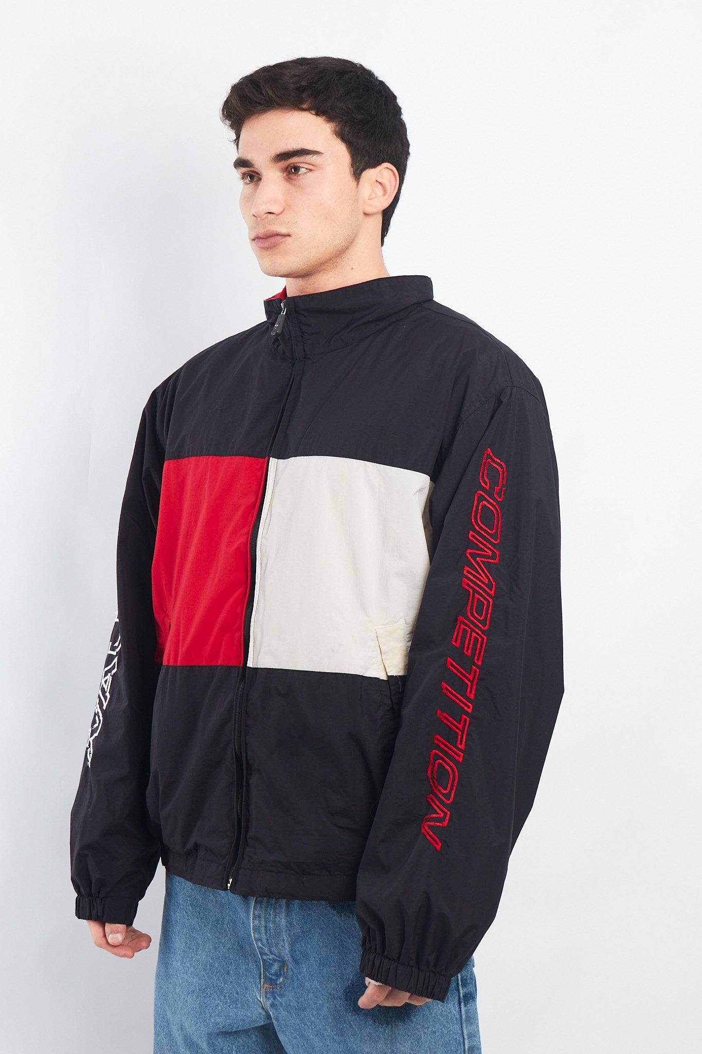 2000 Nautica Competition Big Logo Spell Out Impermeable Jacket (M/L)