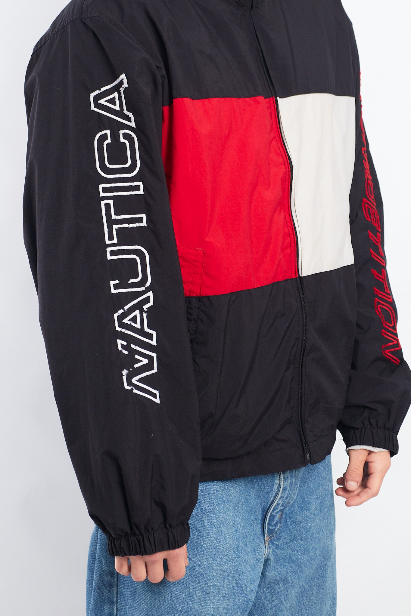 2000 Nautica Competition Big Logo Spell Out Impermeable Jacket (M/L)