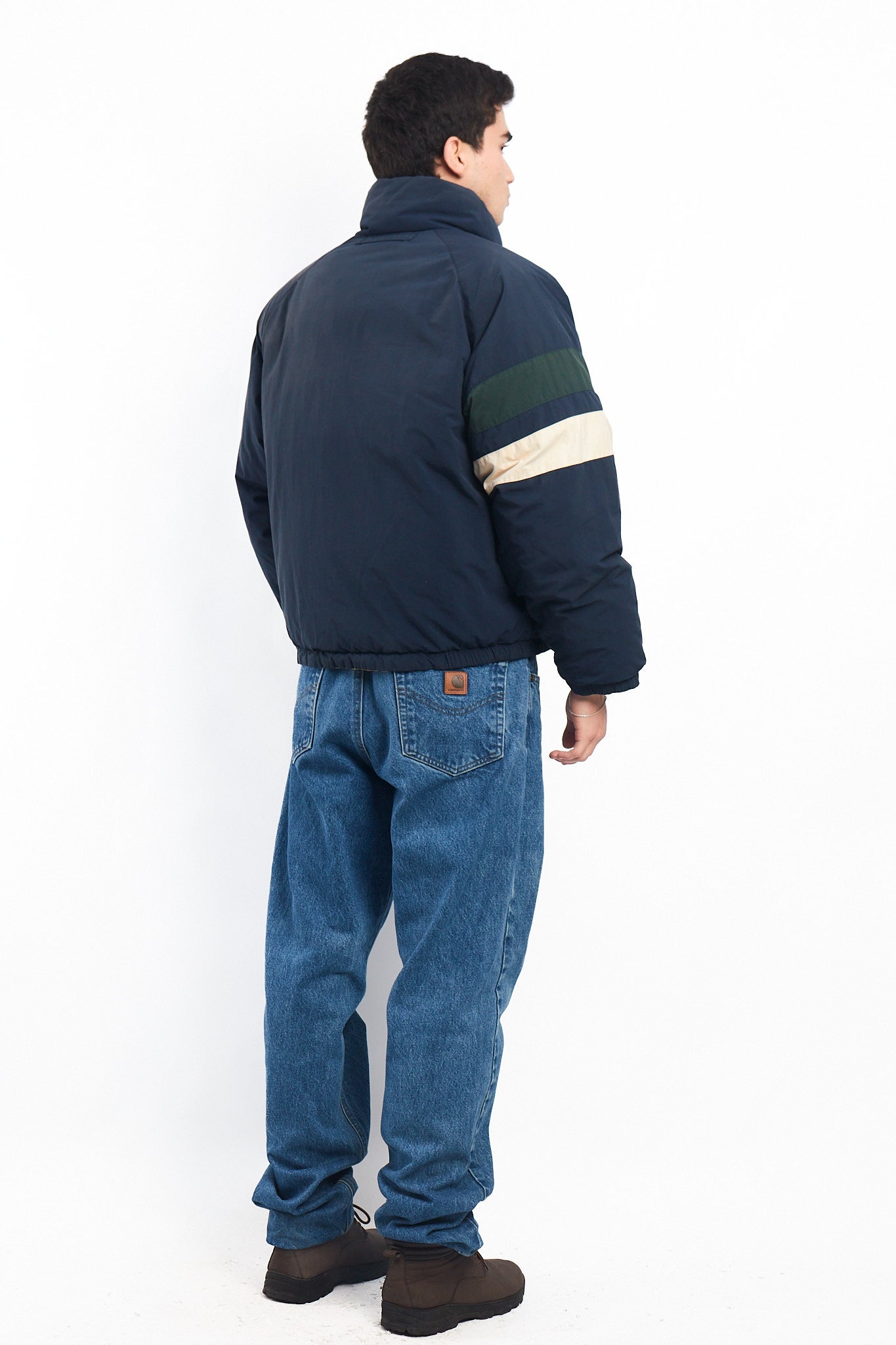 1990 Vintage Nautica Down Puffer Jacket (S/M)