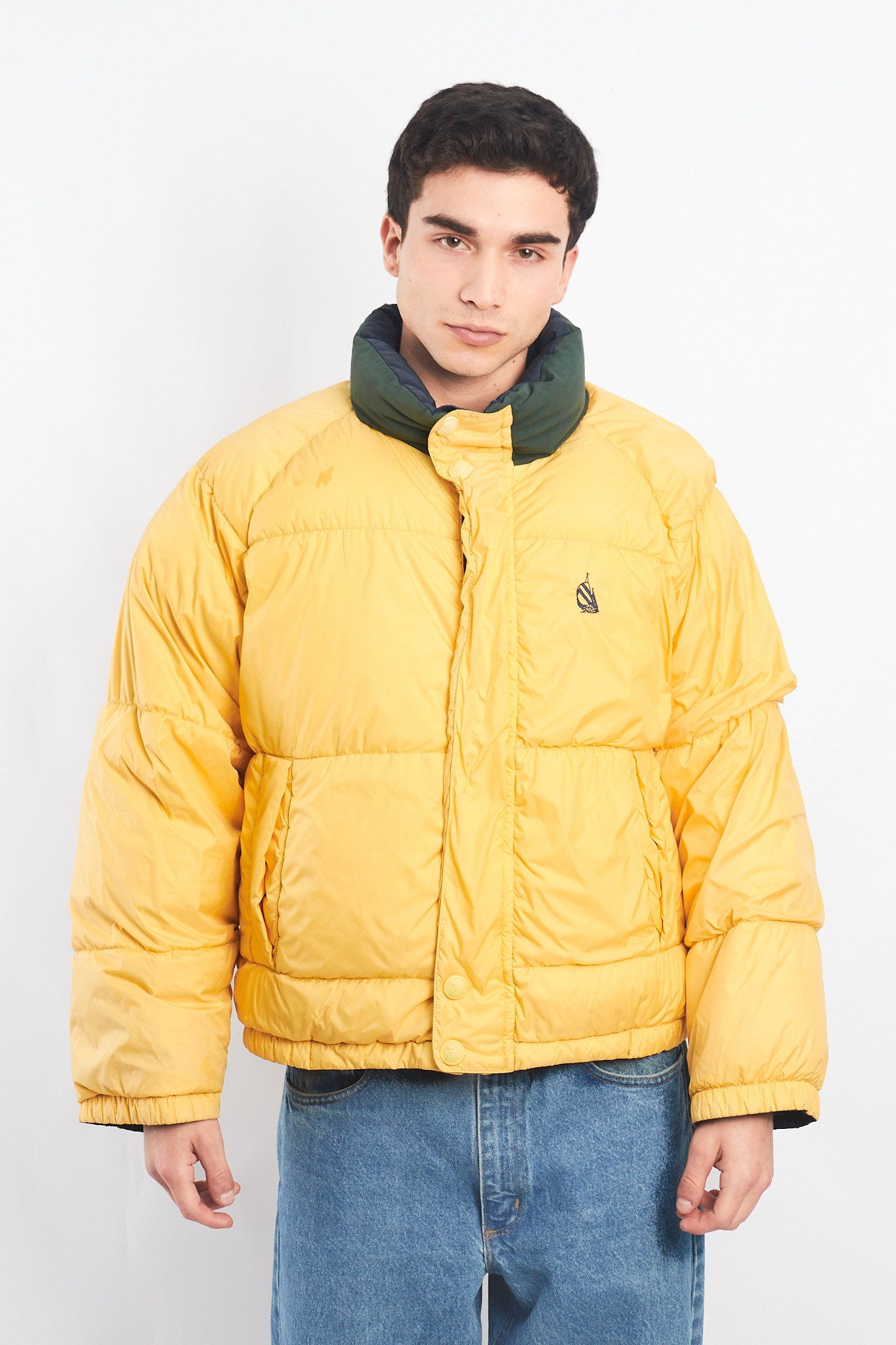 1990 Vintage Nautica Down Puffer Jacket (S/M)