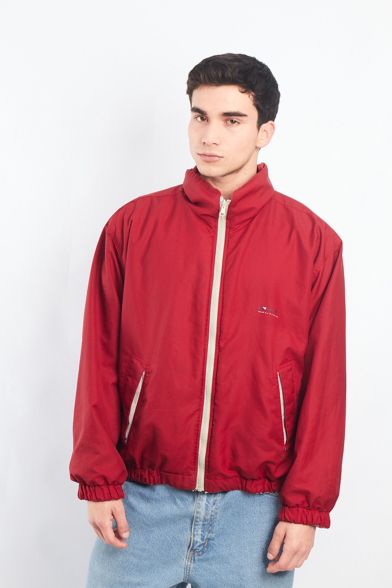 1990 Vintage Nautica Sport Tech Reversible Jacket (M/L)