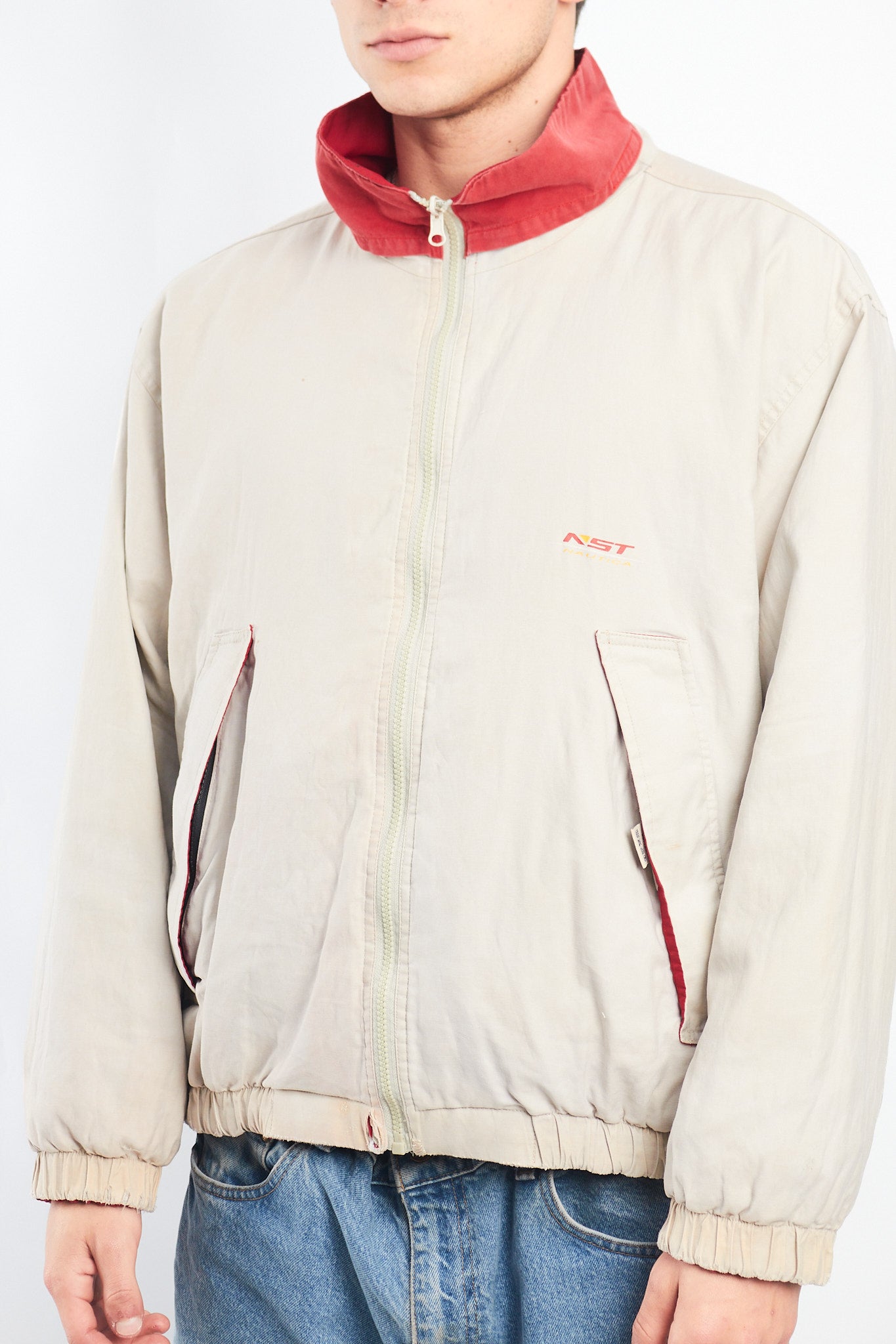 1990 Vintage Nautica Sport Tech Reversible Jacket (M/L)