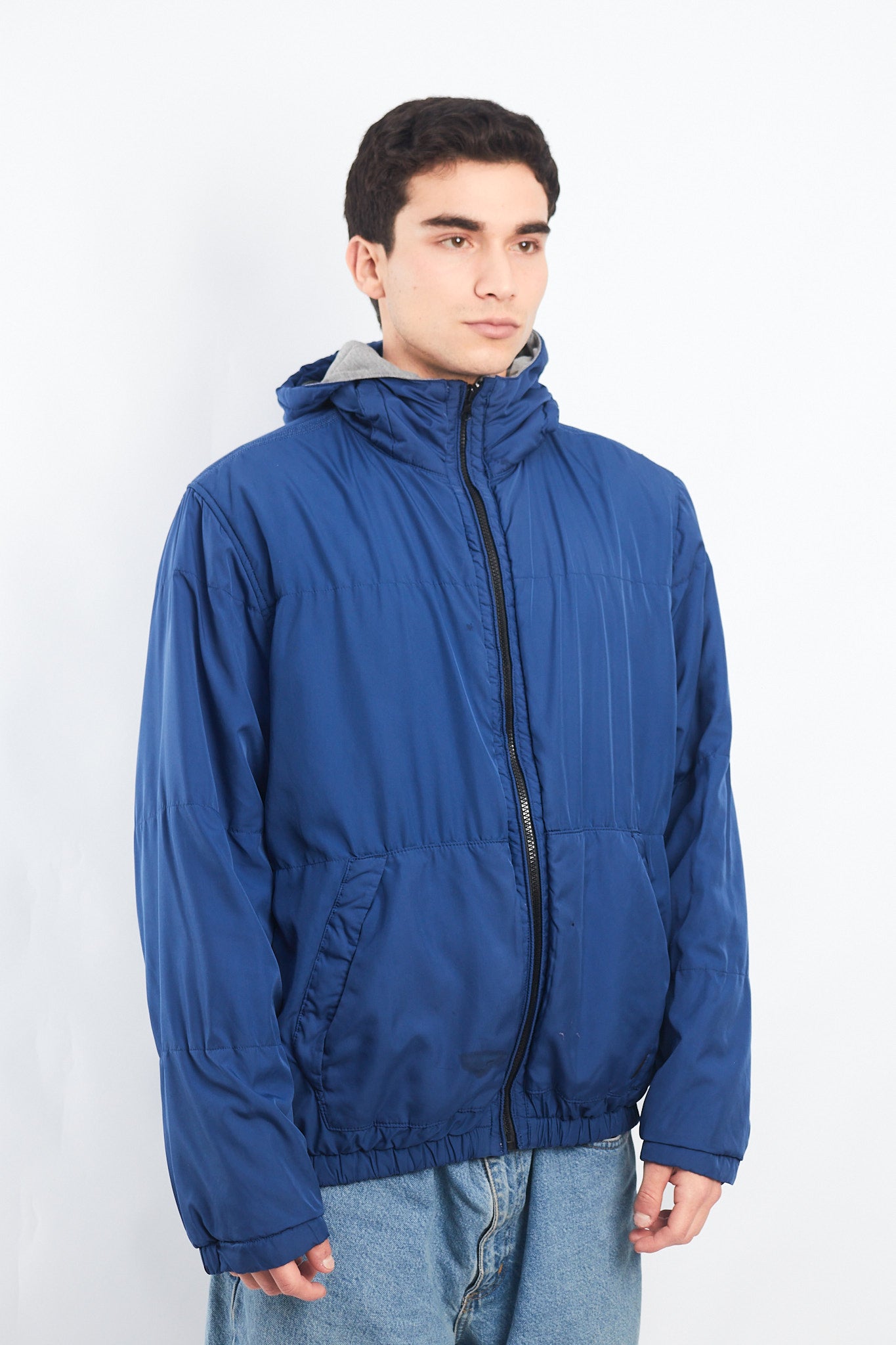 2000 Nautica Reversible Hooded Jacket/ Windbreaker (M/L)