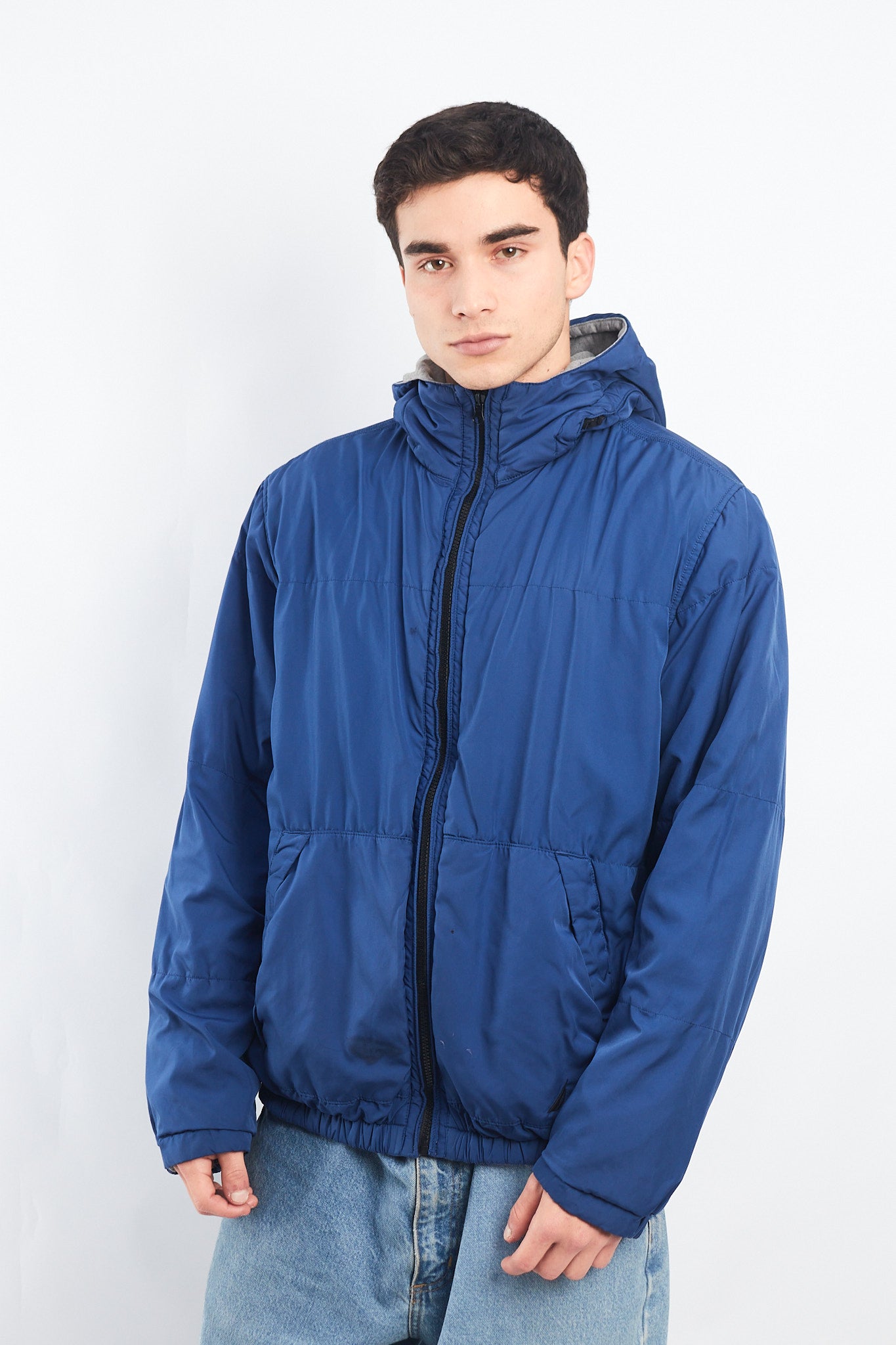 2000 Nautica Reversible Hooded Jacket/ Windbreaker (M/L)