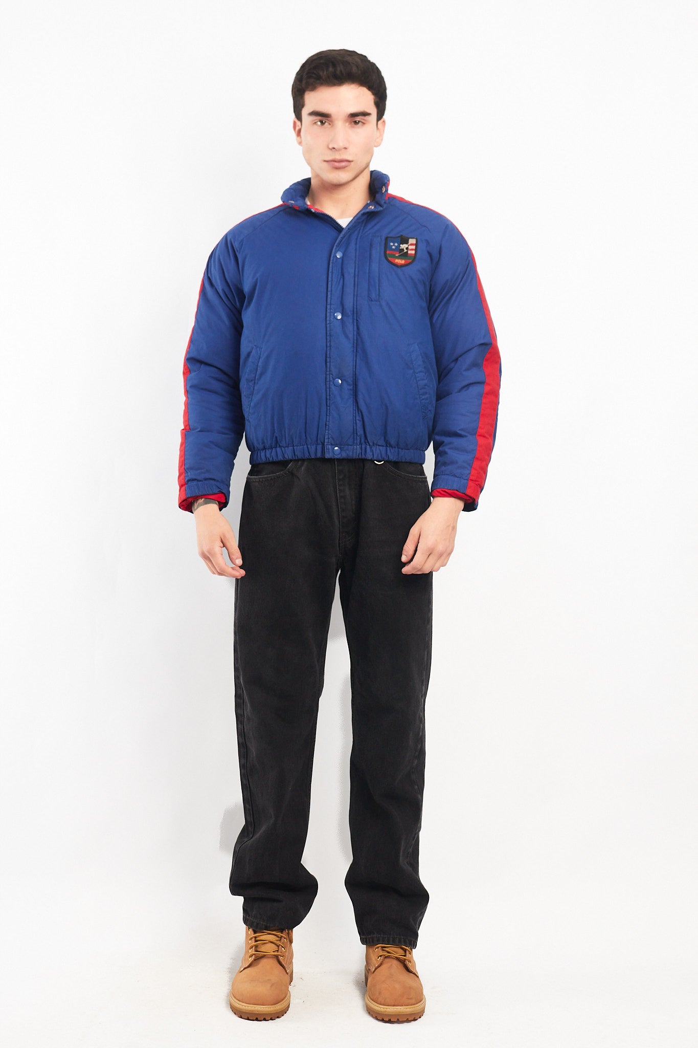 1992 Polo Ralph Lauren Suicide Ski Down Puffer Jacket (S/M)