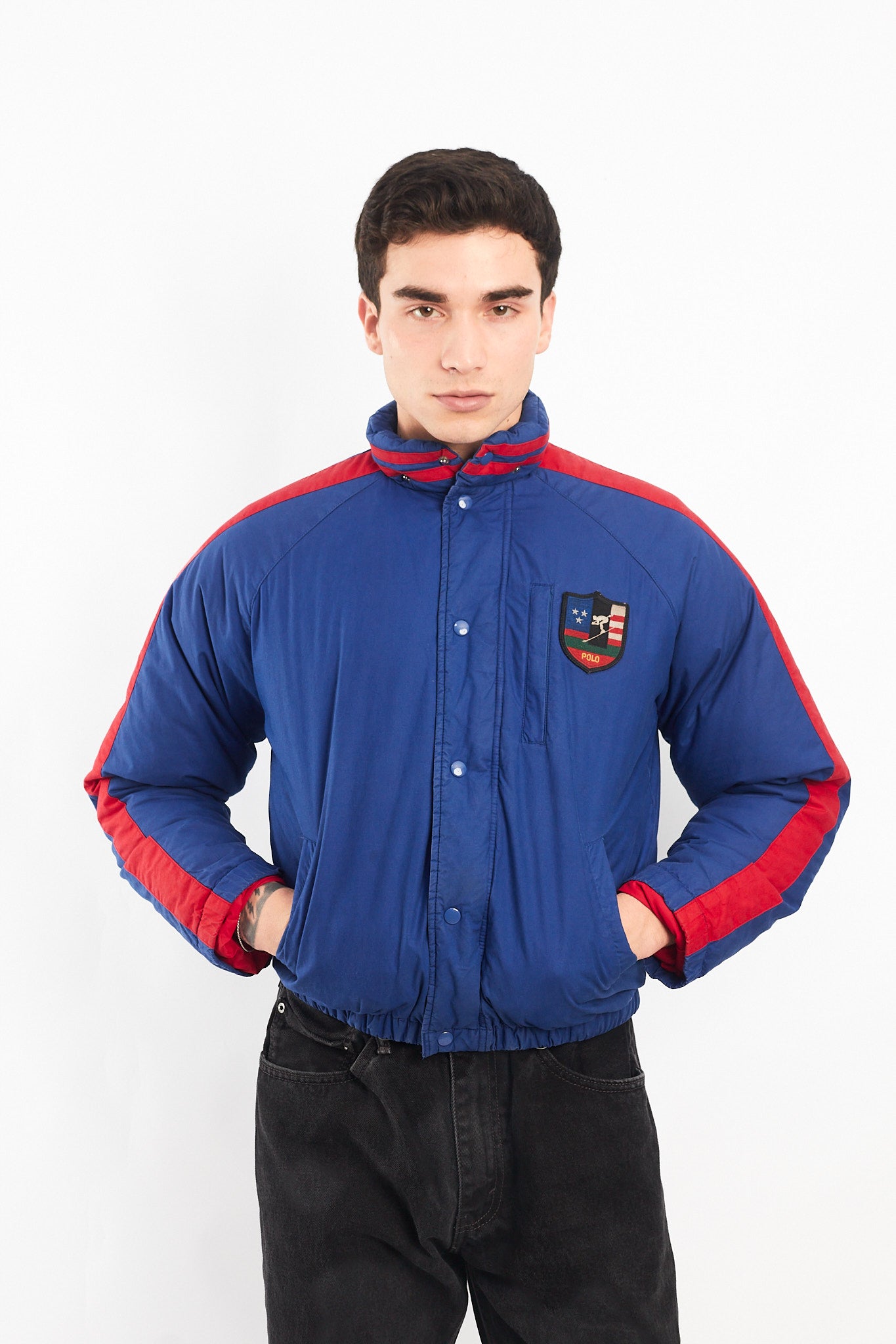 1992 Polo Ralph Lauren Suicide Ski Down Puffer Jacket (S/M)