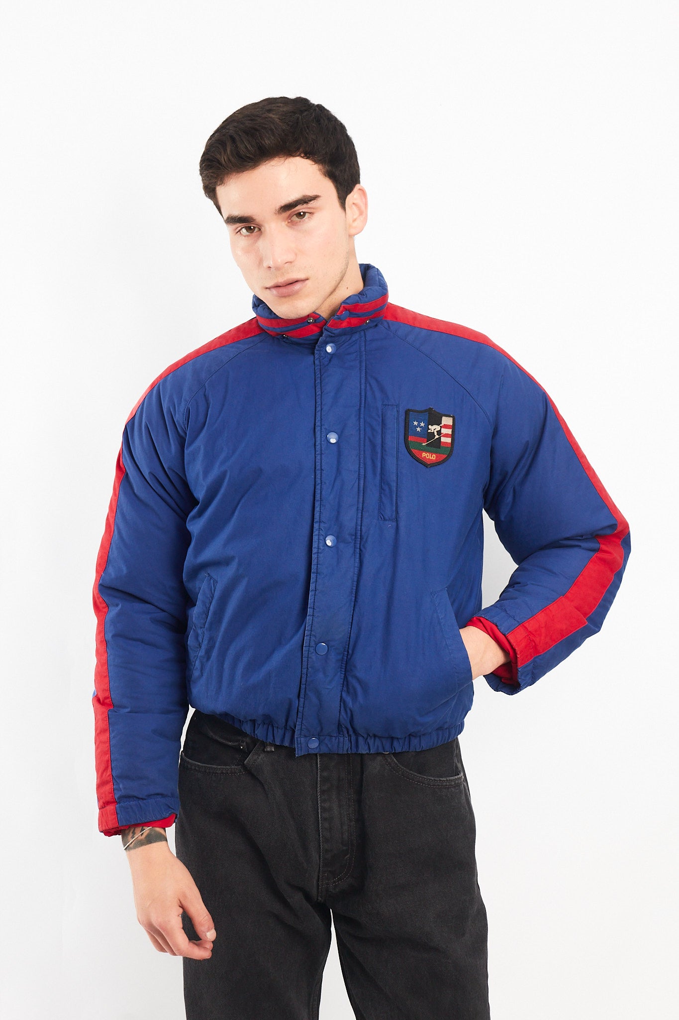 1992 Polo Ralph Lauren Suicide Ski Down Puffer Jacket (S/M)