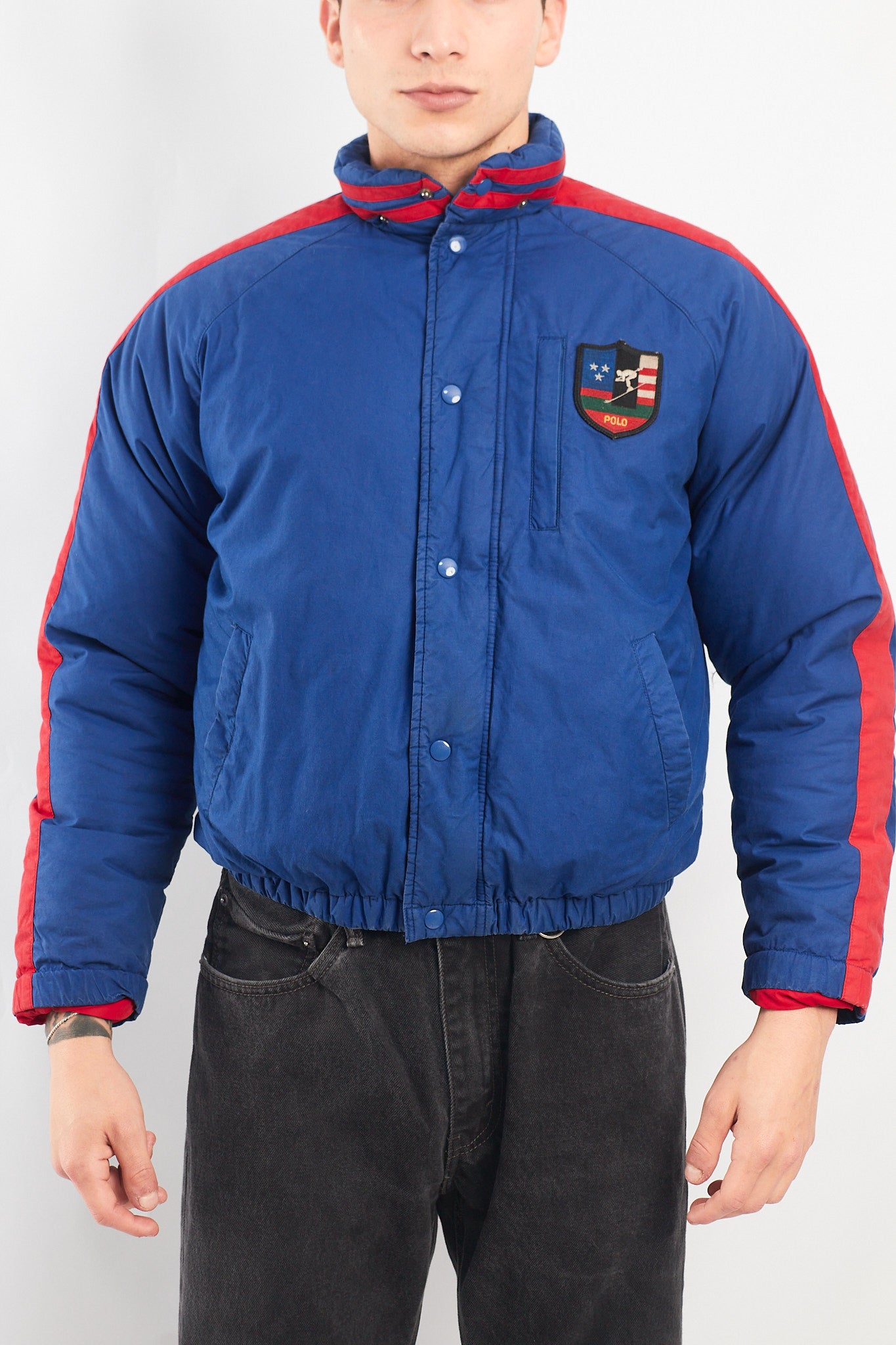 1992 Polo Ralph Lauren Suicide Ski Down Puffer Jacket (S/M)
