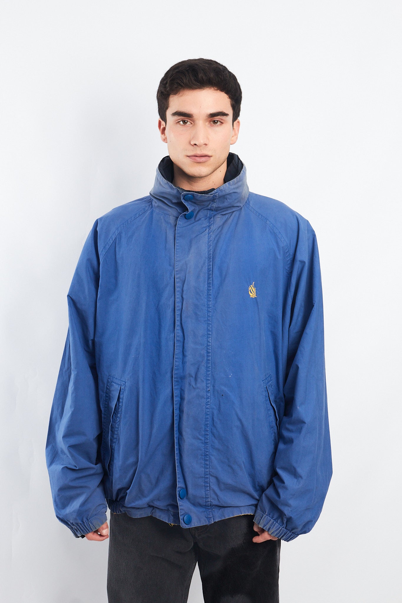 1990 Nautica Reversible Colorblock Jacket (XL)