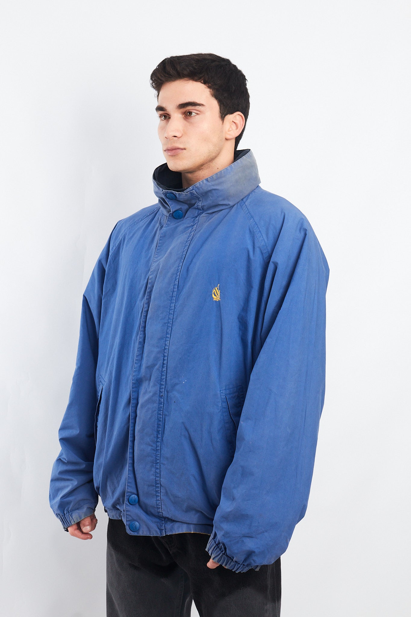 1990 Nautica Reversible Colorblock Jacket (XL)