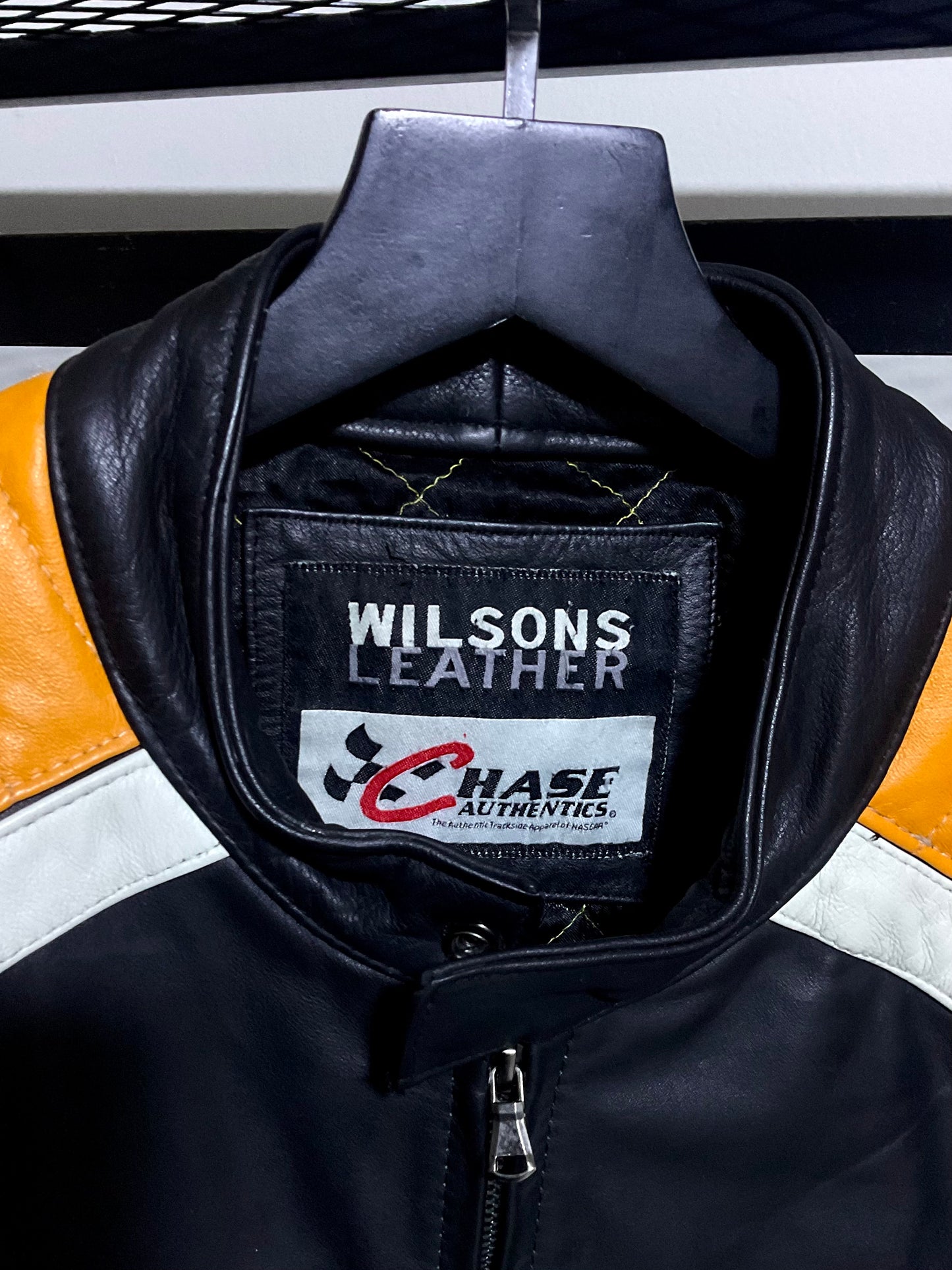 2004 Vintage Wilson x Chase Nascar Ford Racing Leather Racing Jacket (M)