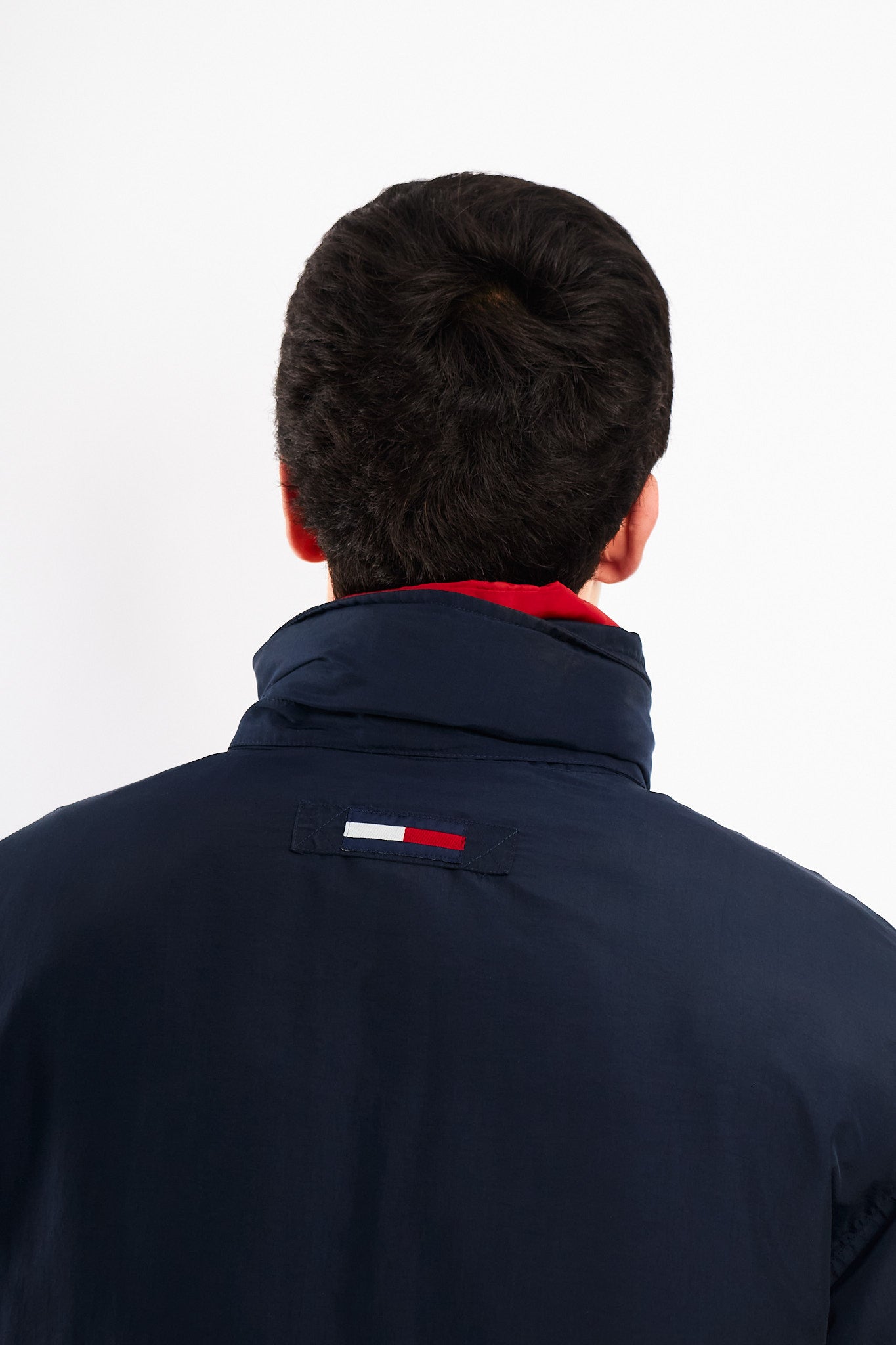 1990 Vintage Tommy Double Collar Down Puffer Parka (M)