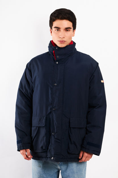 1990 Vintage Tommy Double Collar Down Puffer Parka (M)
