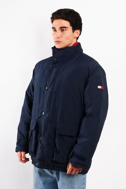 1990 Vintage Tommy Double Collar Down Puffer Parka (M)