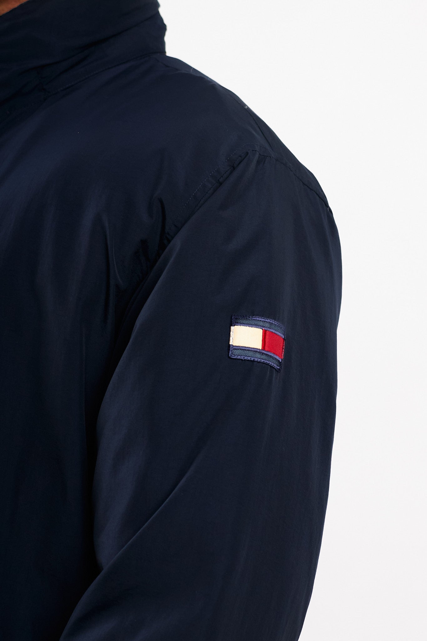 1990 Vintage Tommy Double Collar Down Puffer Parka (M)