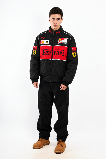 F1 Scuderia Ferrari Black Edition Racing Jacket